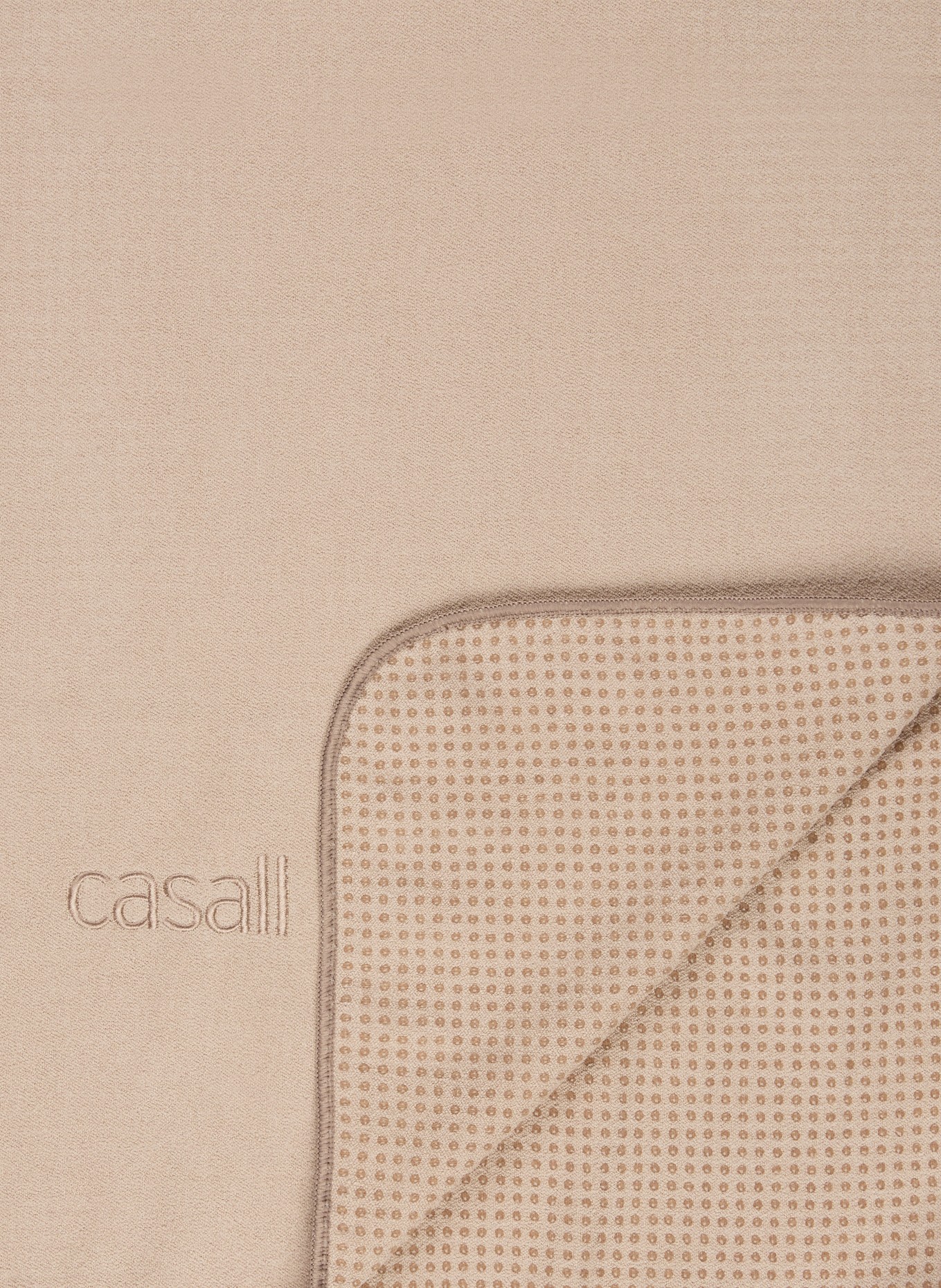 casall Yoga-Handtuch: HELLBRAUN / TAUPE