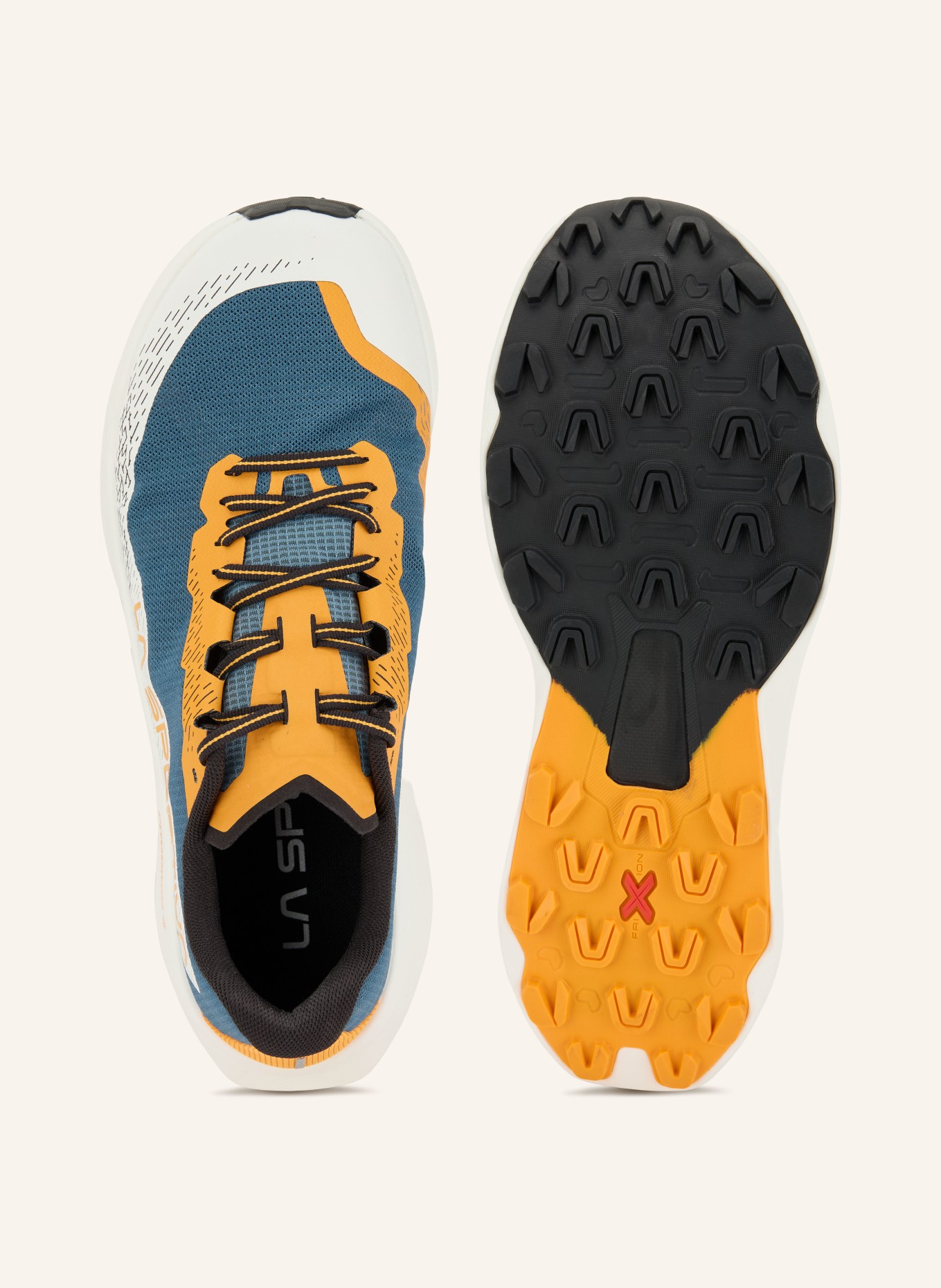 LA SPORTIVA PRODIGIO 2 Trail Running Shoes: TEAL / ORANGE / BLACK