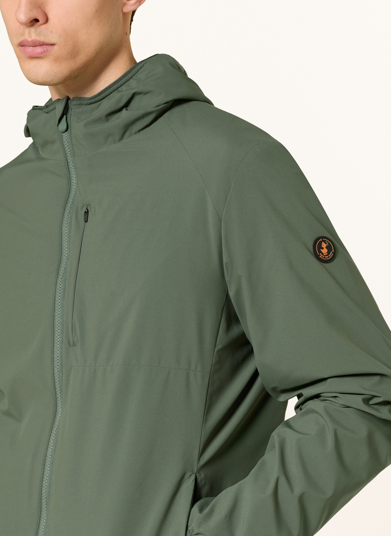SAVE THE DUCK PIER functional jacket: DARK GREEN