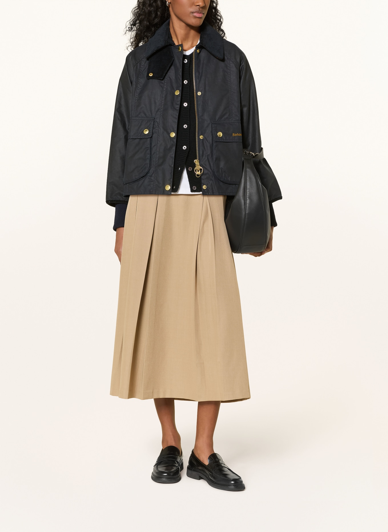 Barbour Field Jacket BEADNELL: DARK BLUE / GOLD