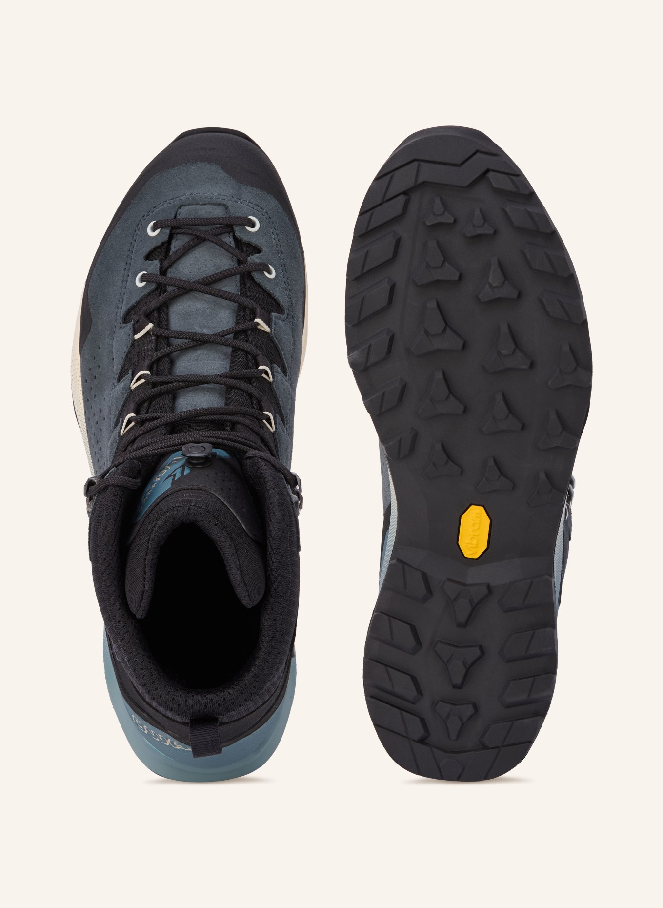 LOWA Bjergstøvler GTX MID: PETROL / HVID / SORT
