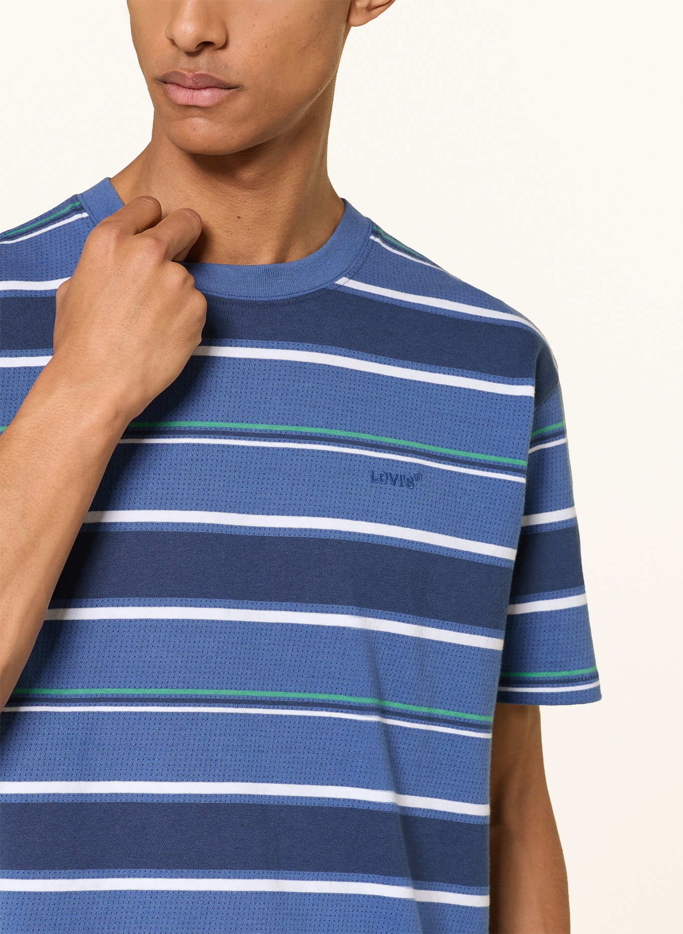 Levi's® T-shirt: BLÅ / GRØN / HVID