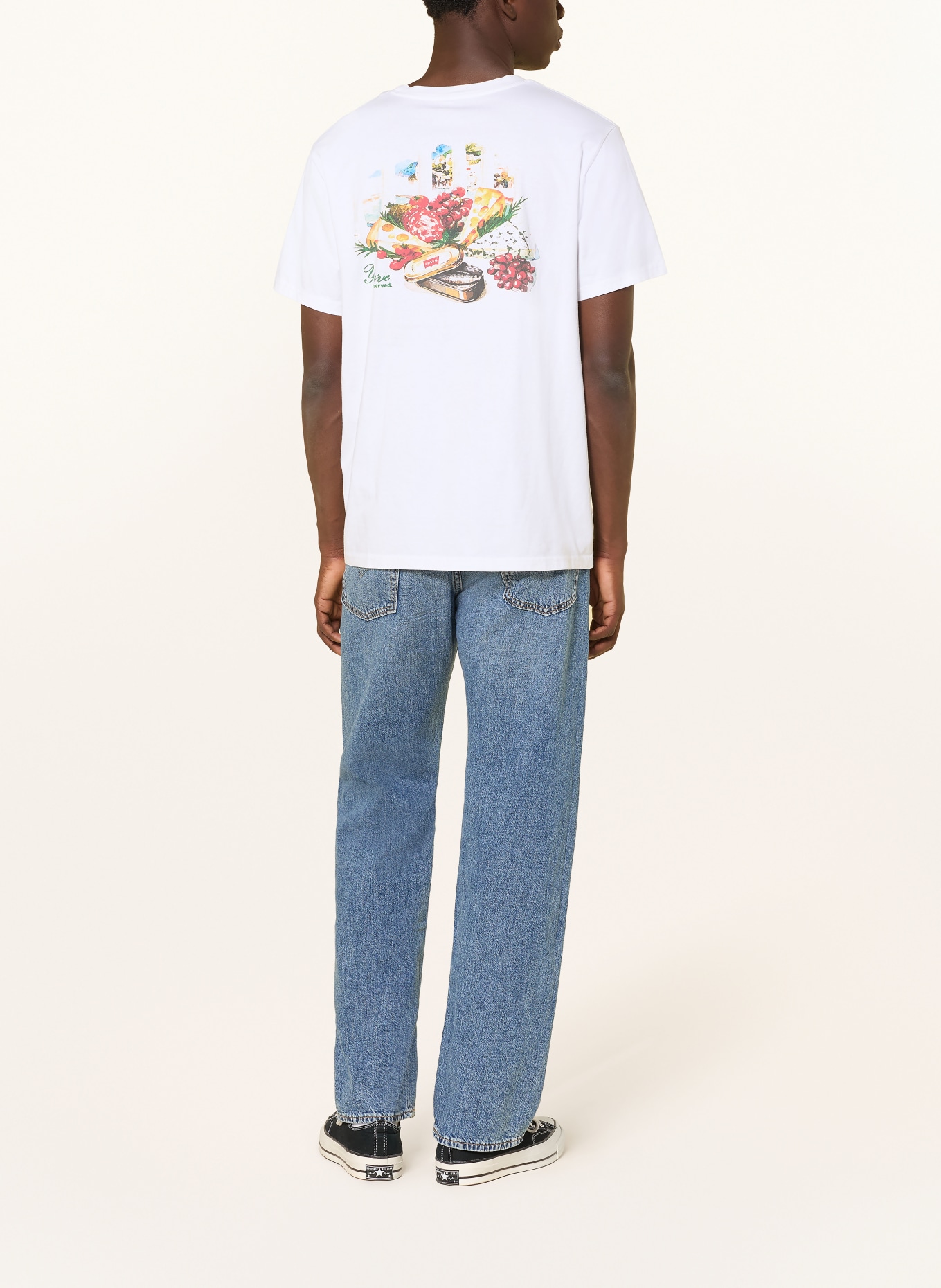 Levi's® Tričko: BÍLÁ / ČERVENÁ / ŽLUTÁ