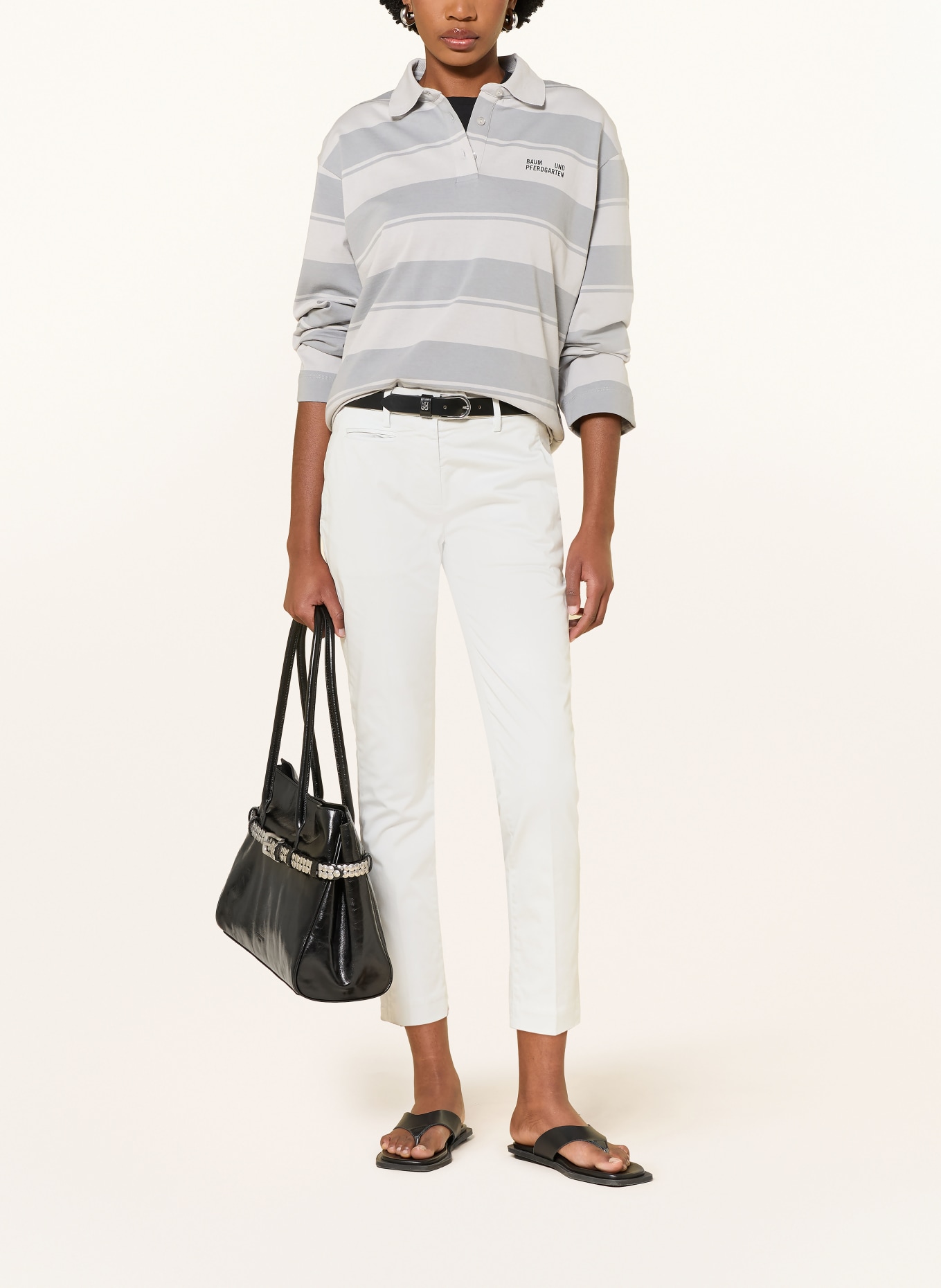 Dondup 7/8-Hose: HELLGRAU