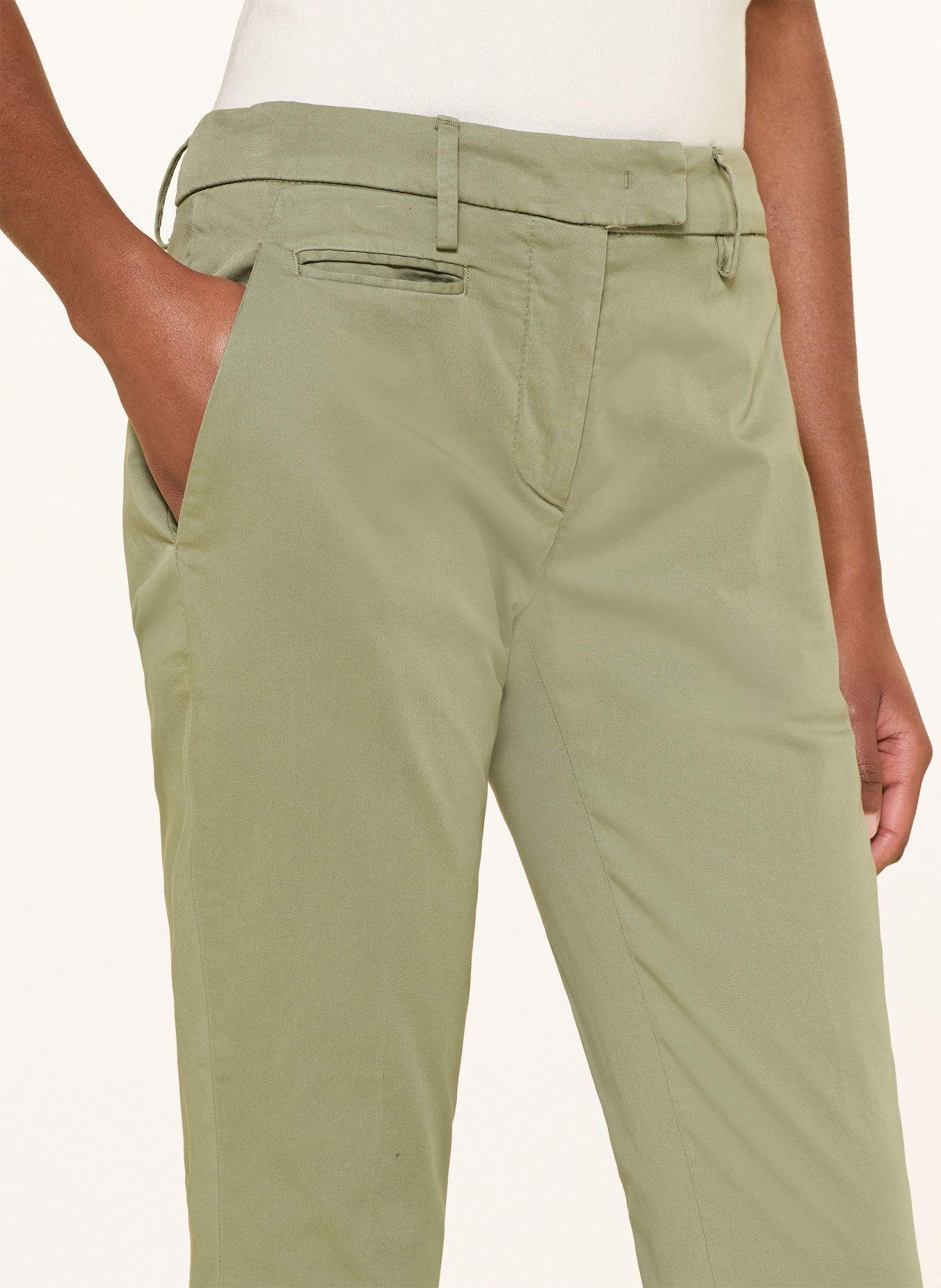 Dondup 7/8-Hose: HELLGRÜN