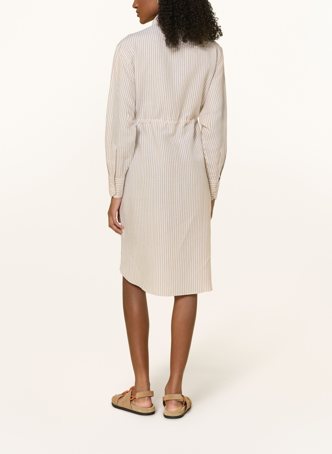 LACOSTE Rochie tip cămașă: BEJ / CREM