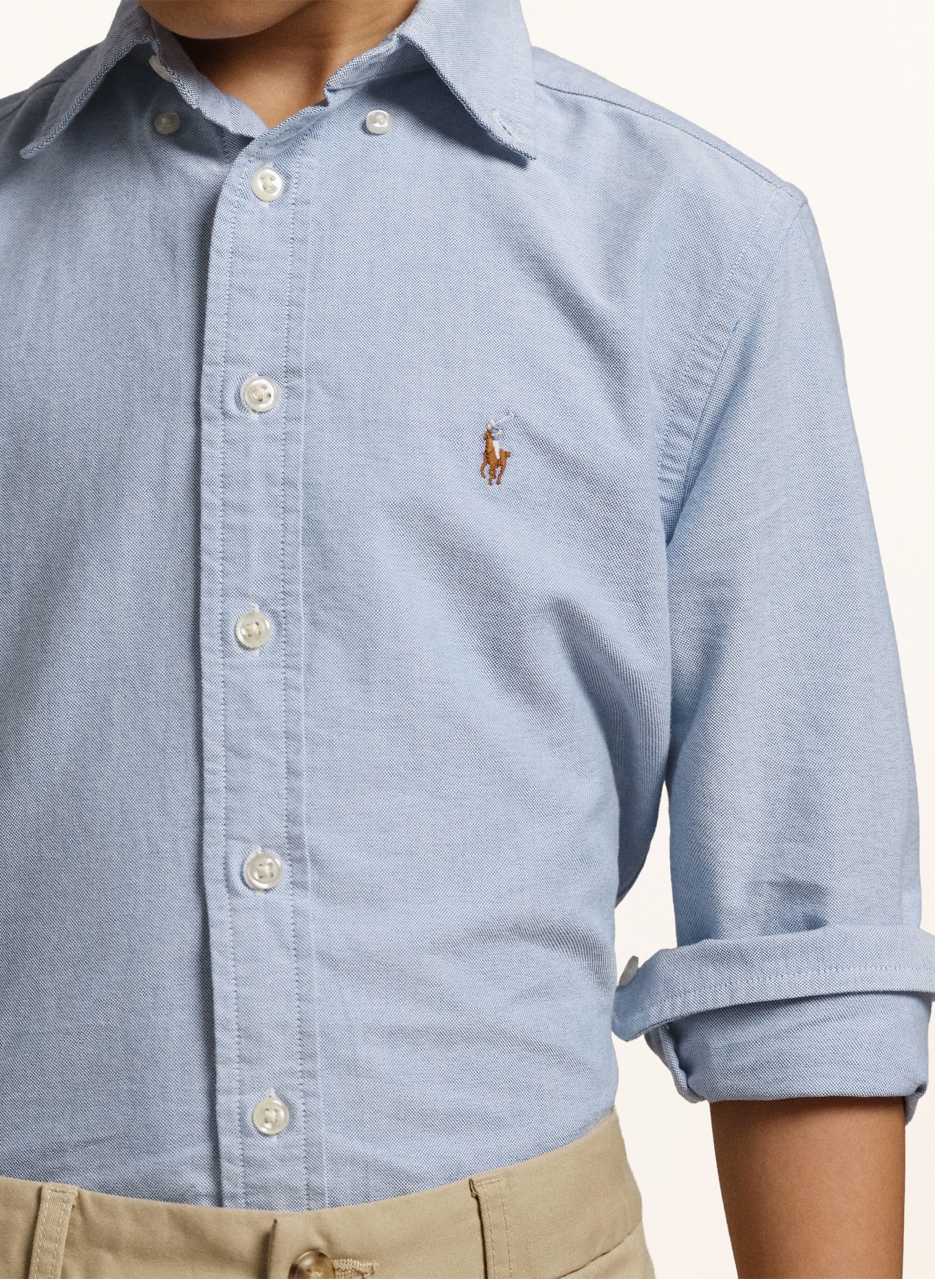 POLO RALPH LAUREN overhemd: LICHTBLAUW