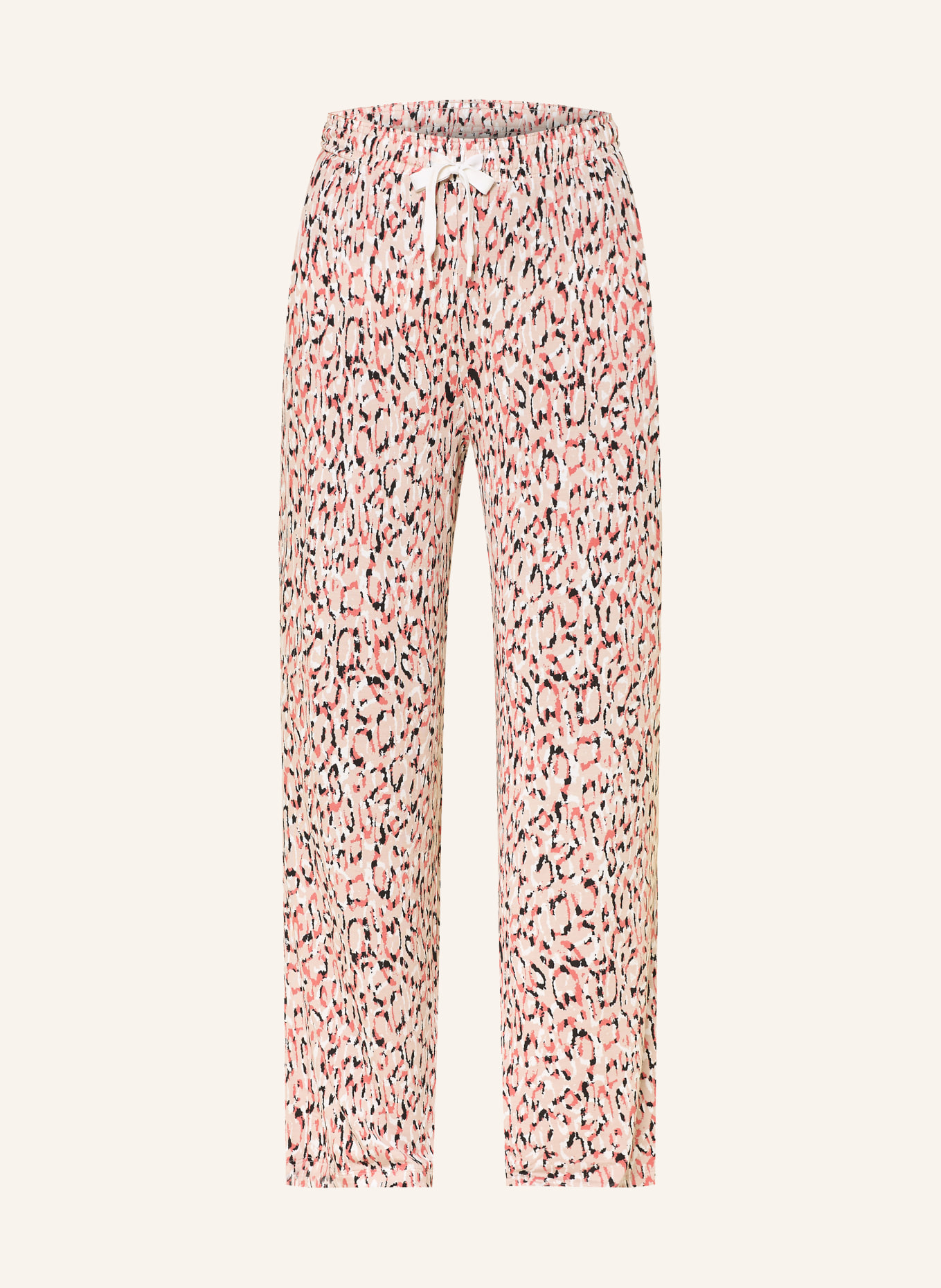 BOSS pantalon de pyjama: BEIGE / SAUMON / NOIR