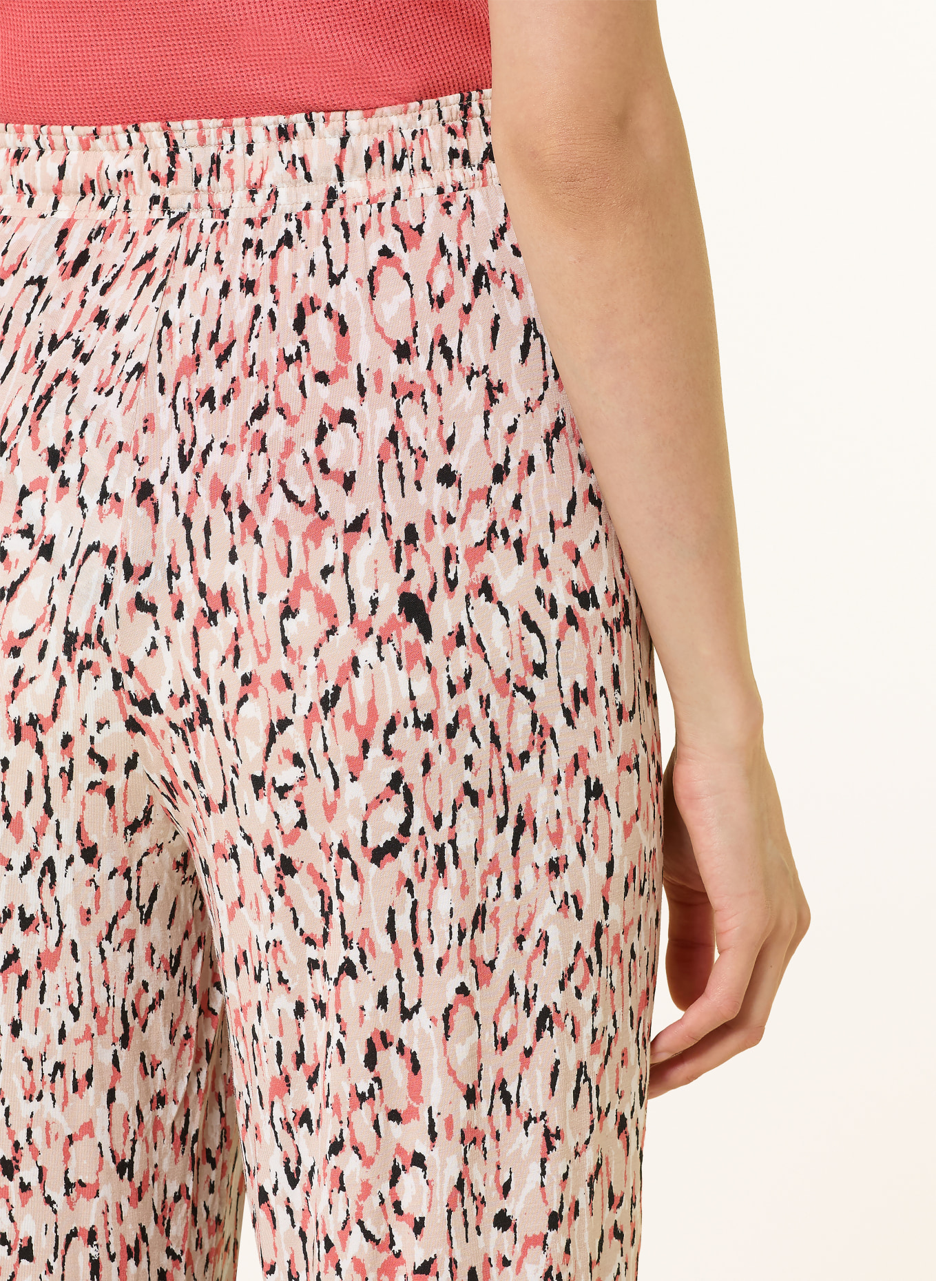 BOSS pantalon de pyjama: BEIGE / SAUMON / NOIR