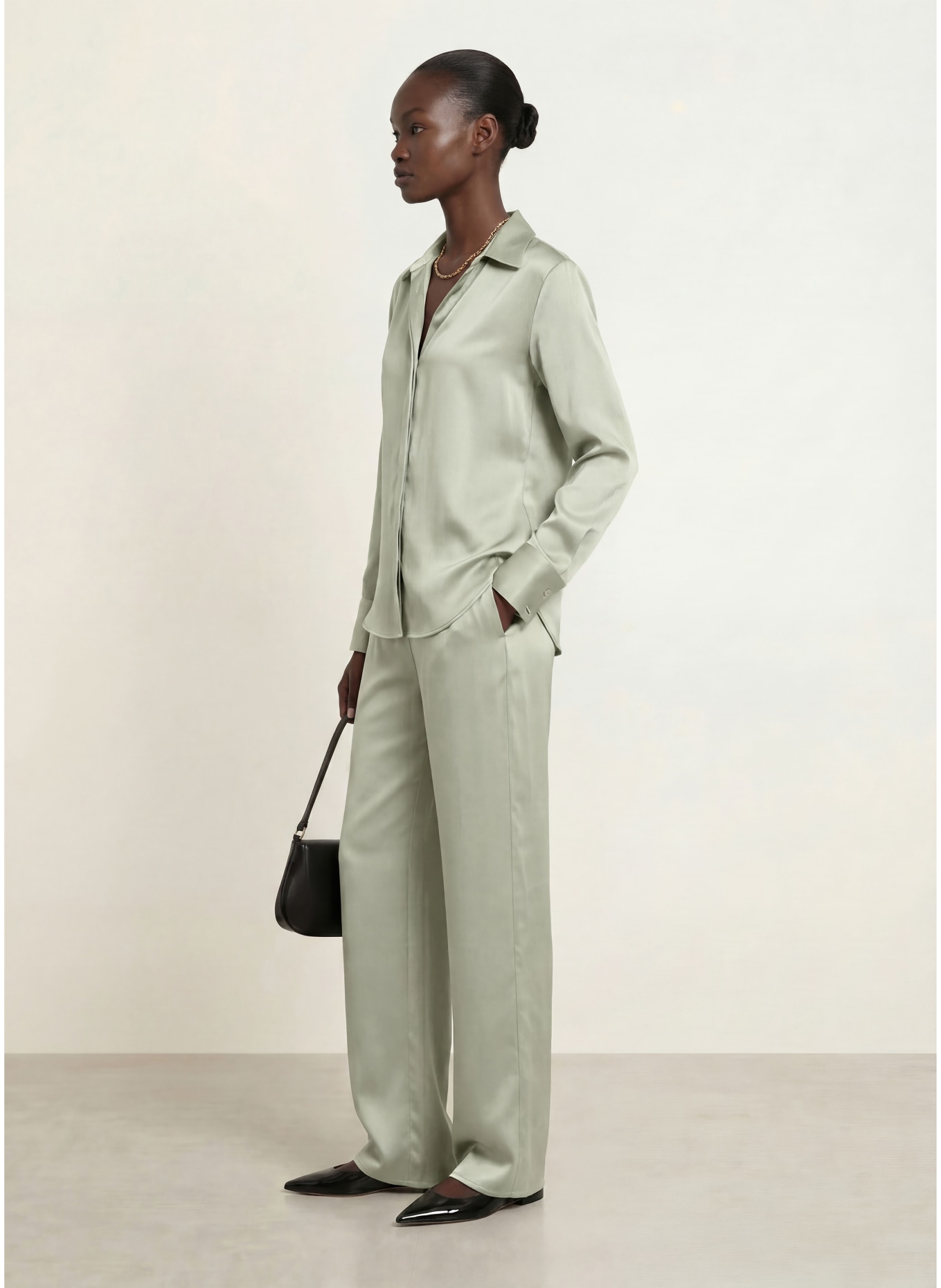 Calvin Klein Satin blouse: MINT