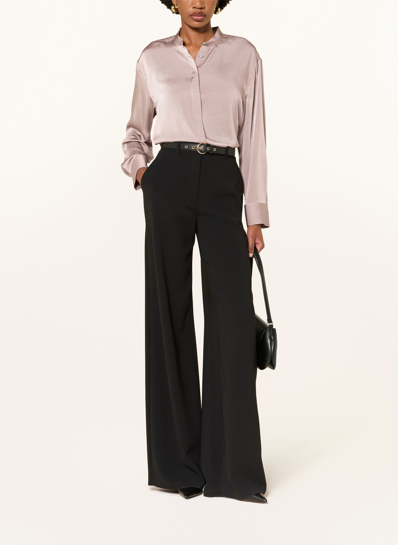 Calvin Klein Satinbluse: TAUPE