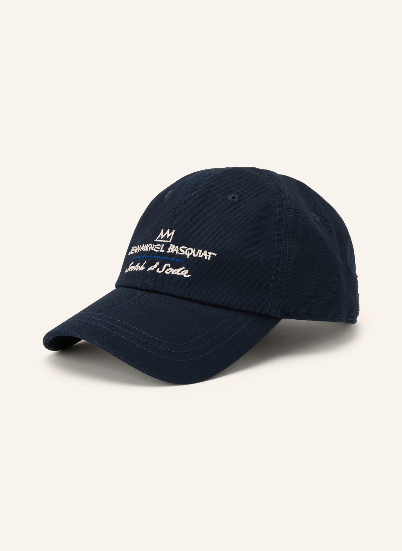 SCOTCH & SODA Čepice: TMAVĚ MODRÁ / BÍLÁ