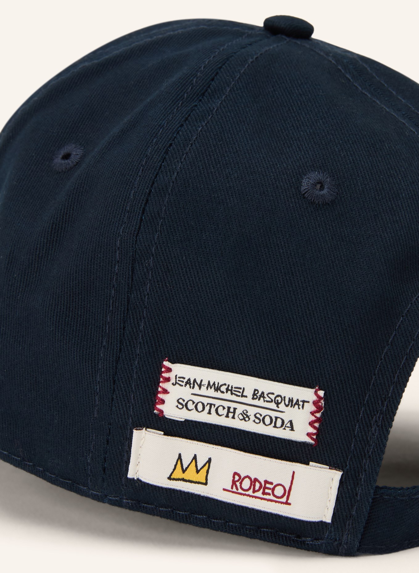 SCOTCH & SODA Čepice: TMAVĚ MODRÁ / BÍLÁ