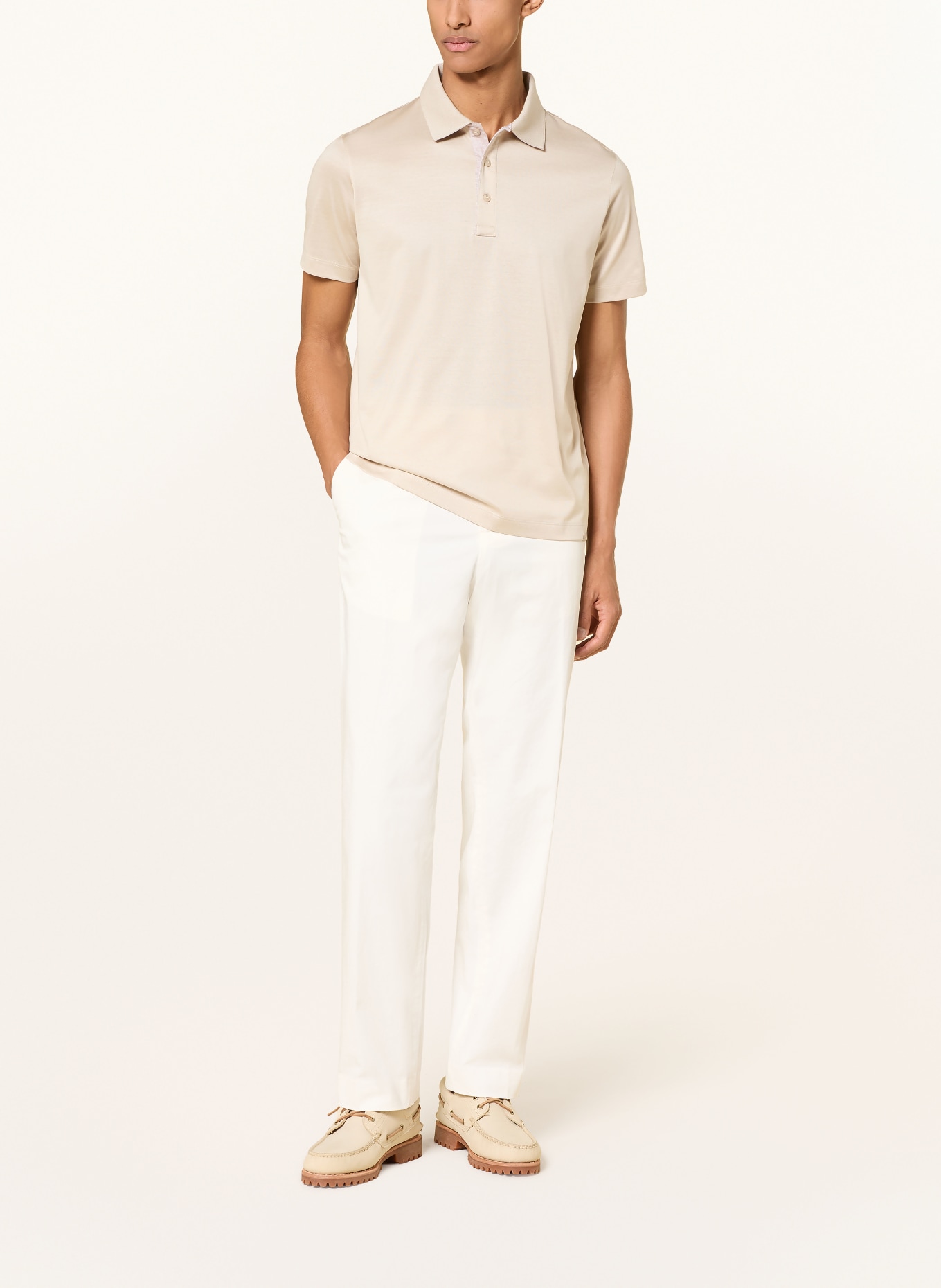 PAUL & SHARK jersey polo shirt: BEIGE