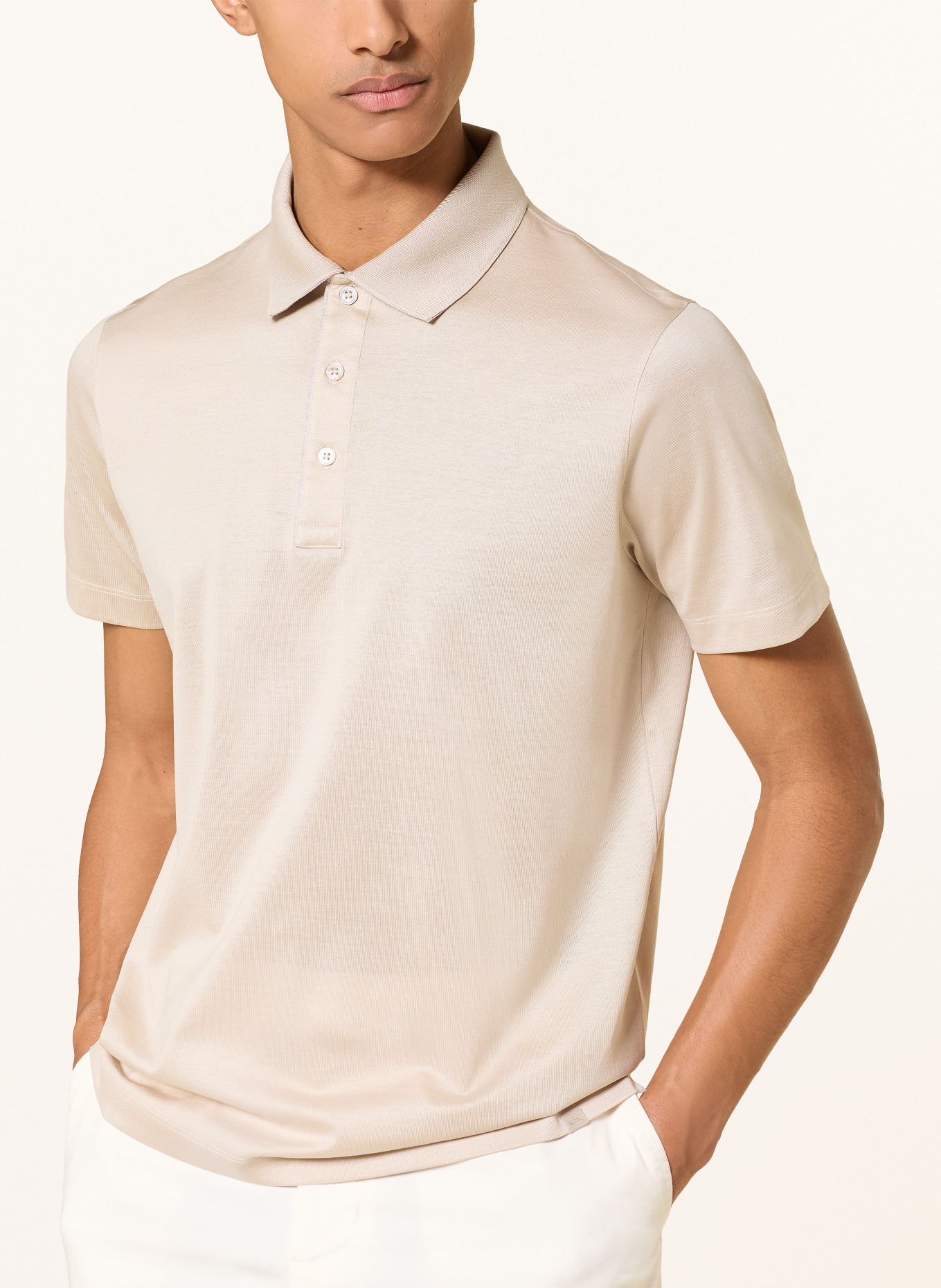 PAUL & SHARK jersey polo shirt: BEIGE
