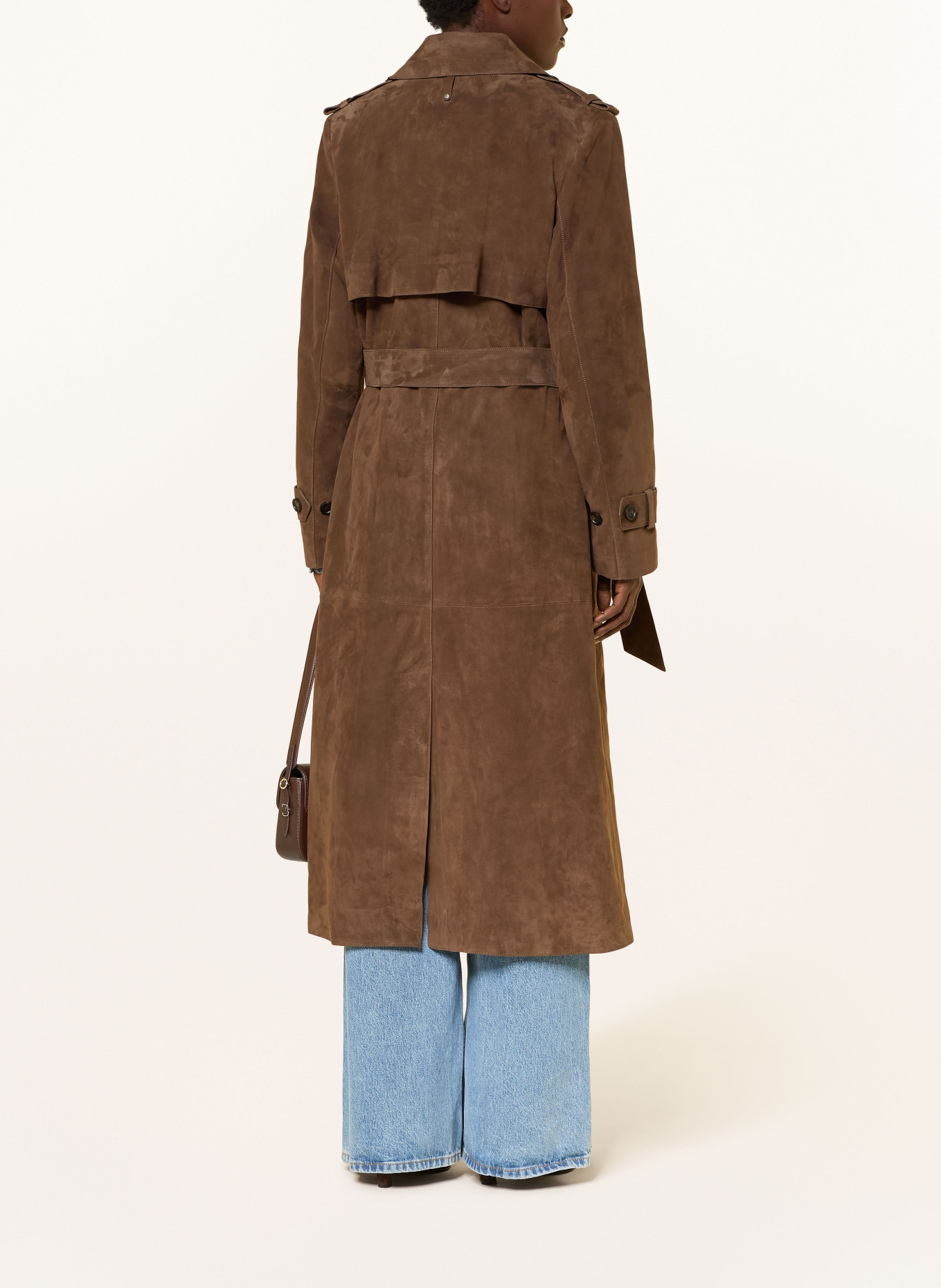 Mackage Ledermantel GAEL-SU: DUNKELBRAUN