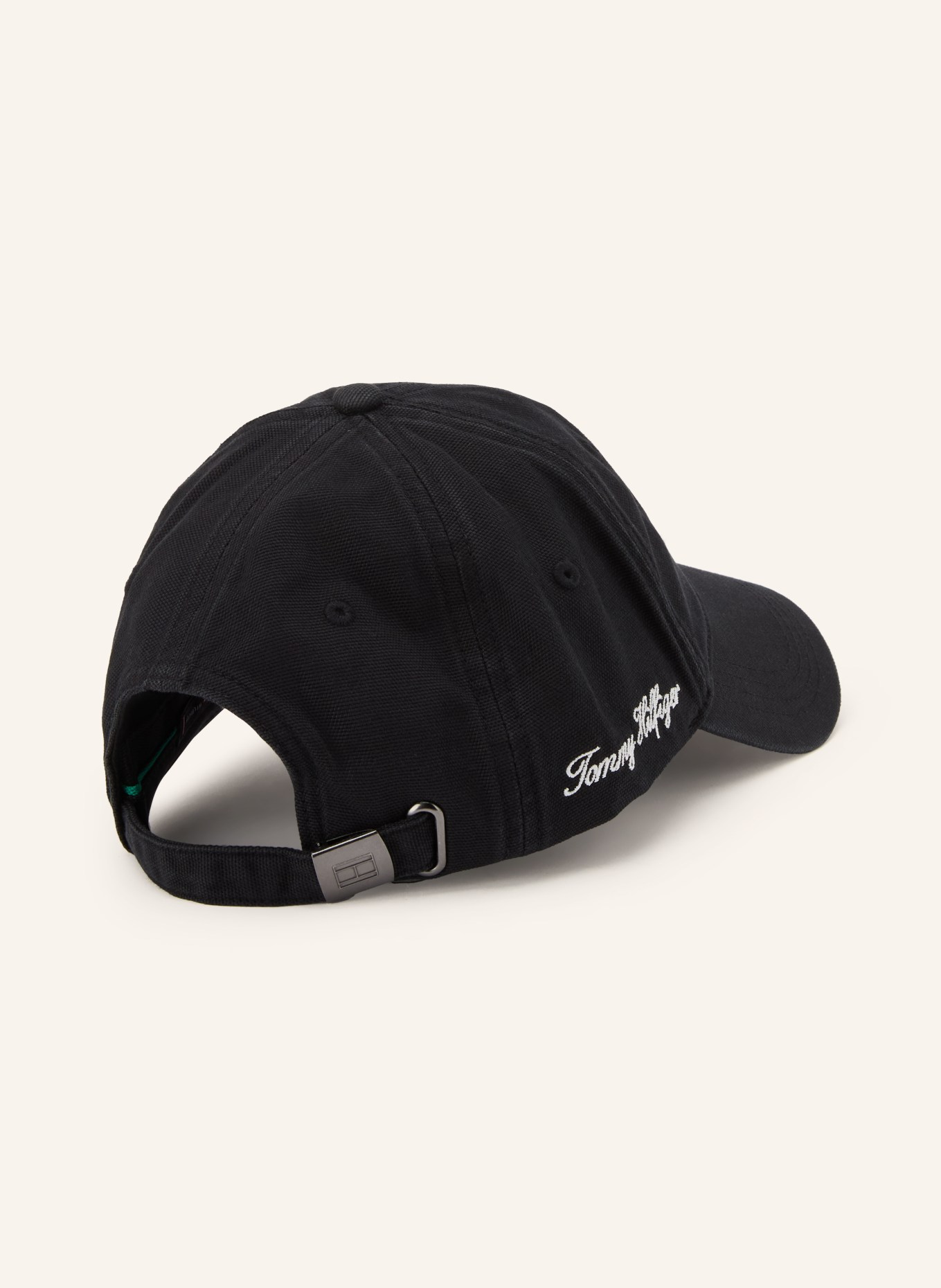TOMMY HILFIGER Cap: ZWART / WIT