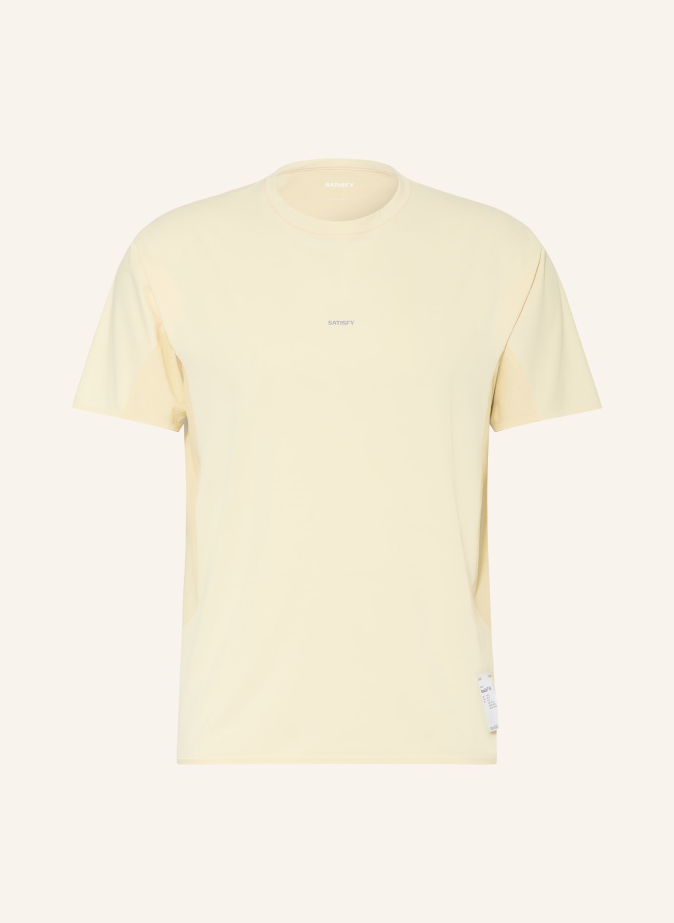SATISFY Laufshirt AURALITE™: HELLGELB