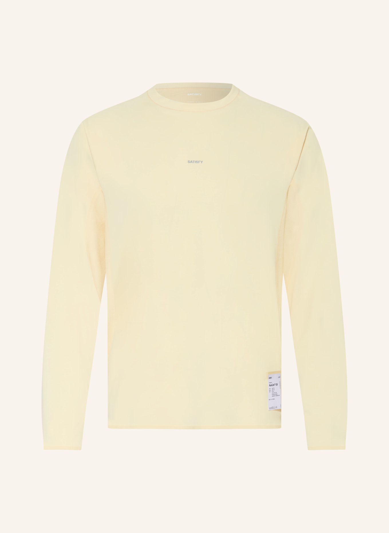 SATISFY Laufshirt AURALITE™: HELLGELB