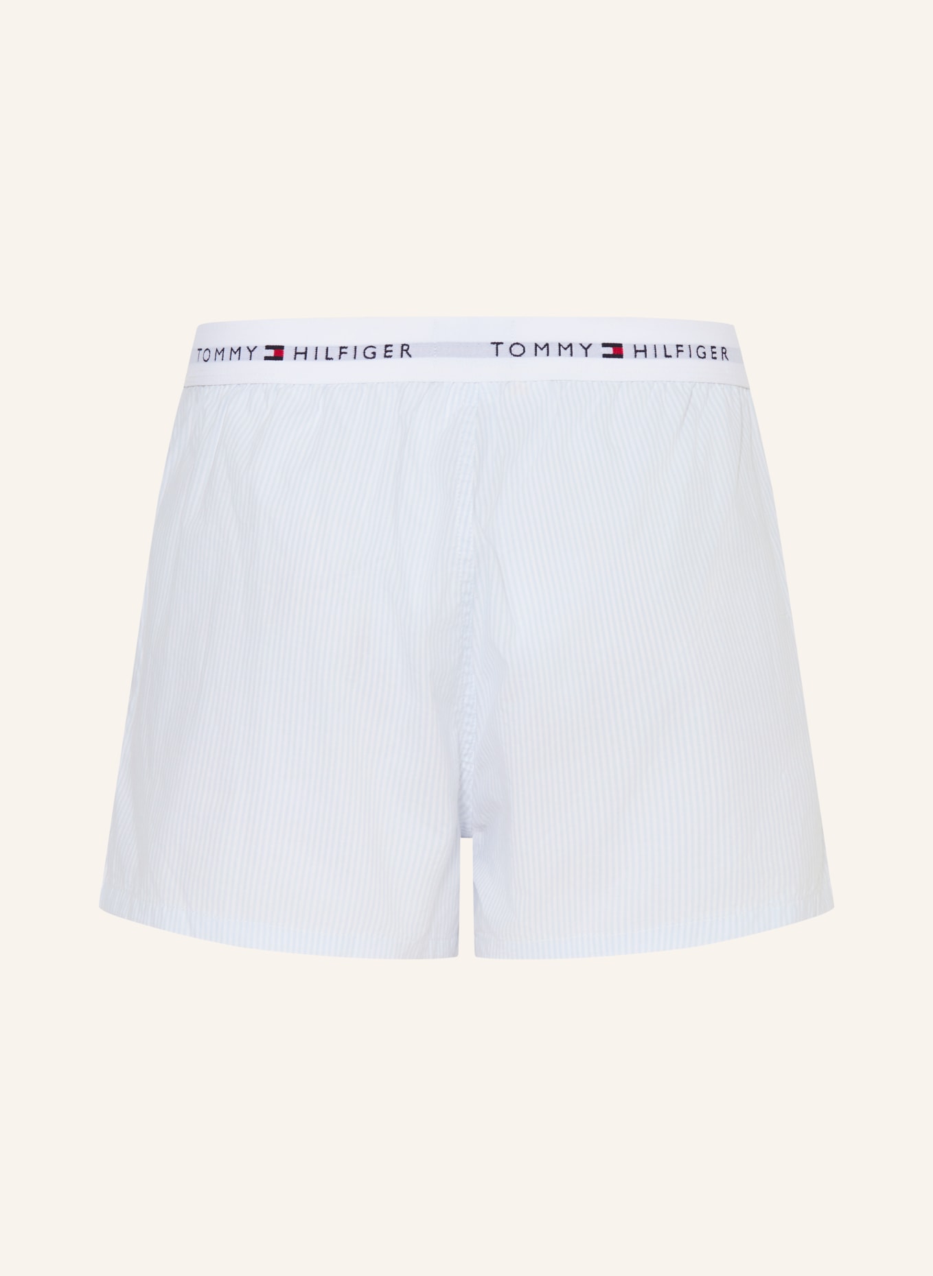 TOMMY HILFIGER Set de 2 boxeri: ALBASTRU DESCHIS / ALB