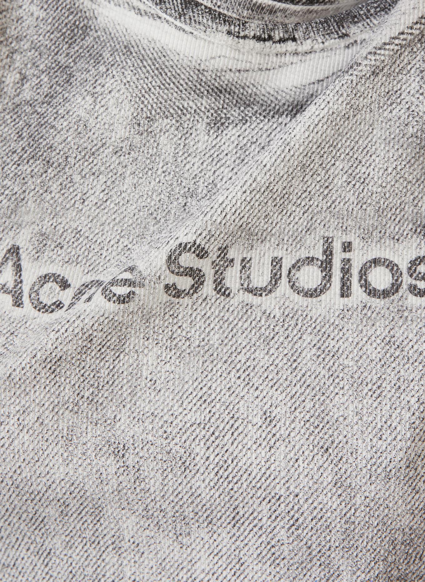 Acne Studios Top: HVID / GRÅ / SORT