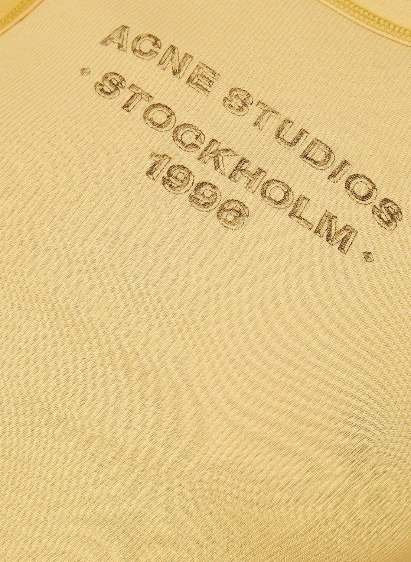 Acne Studios Top: GELB