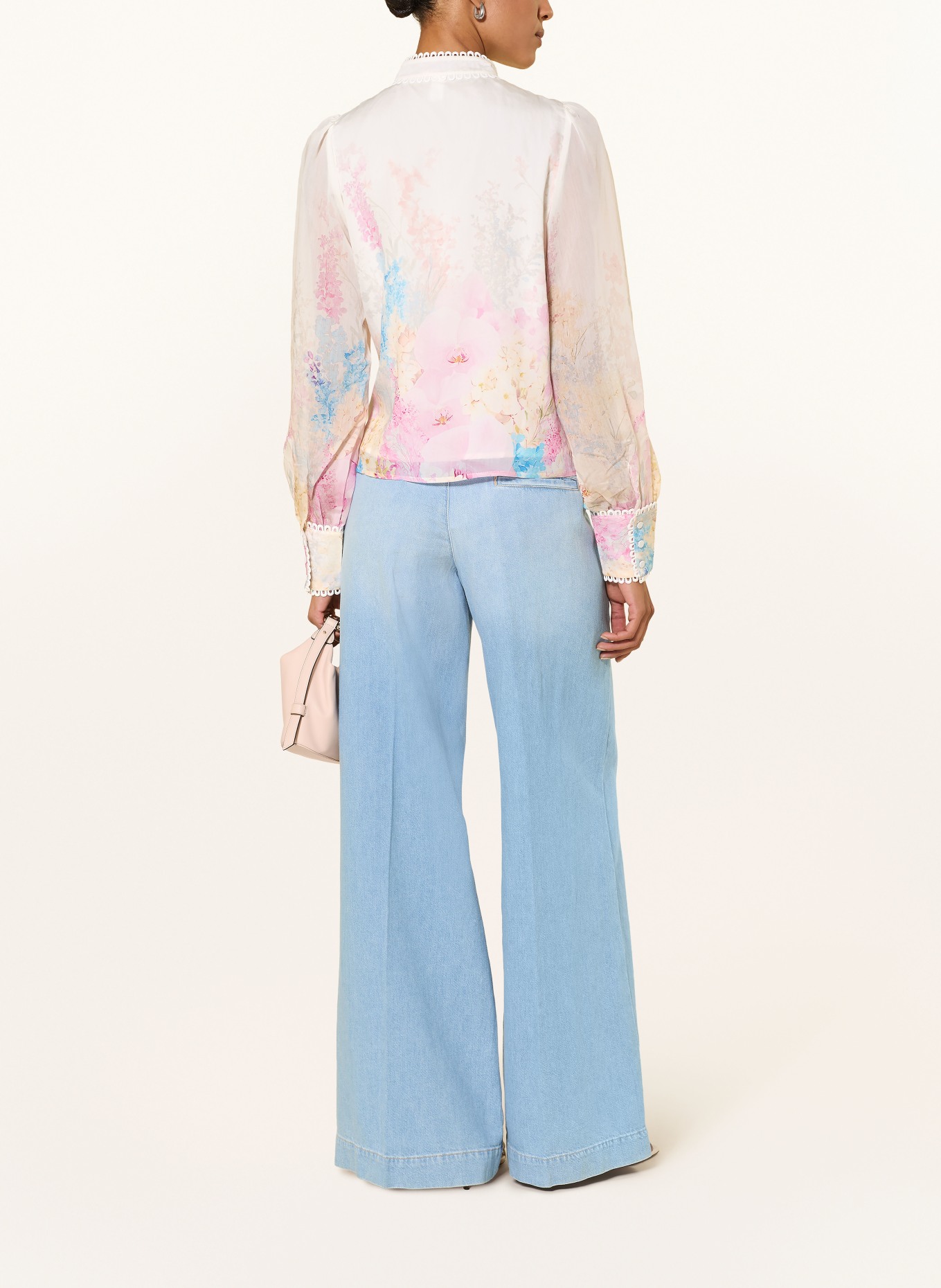 Y.A.S. Bluse: CREME / HELLROSA / HELLBLAU