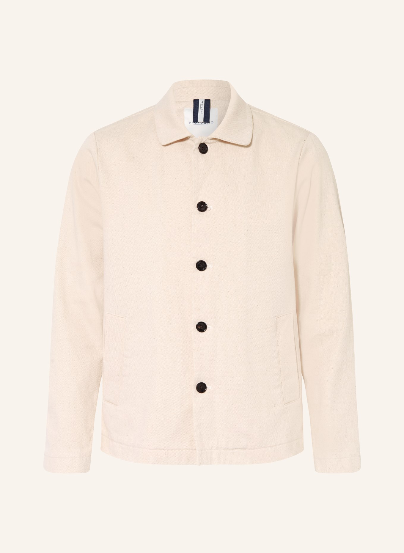 PROFUOMO Jeans-Overshirt: ECRU