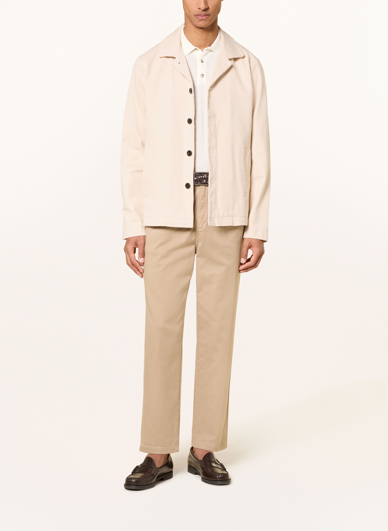 PROFUOMO Jeans-Overshirt: ECRU