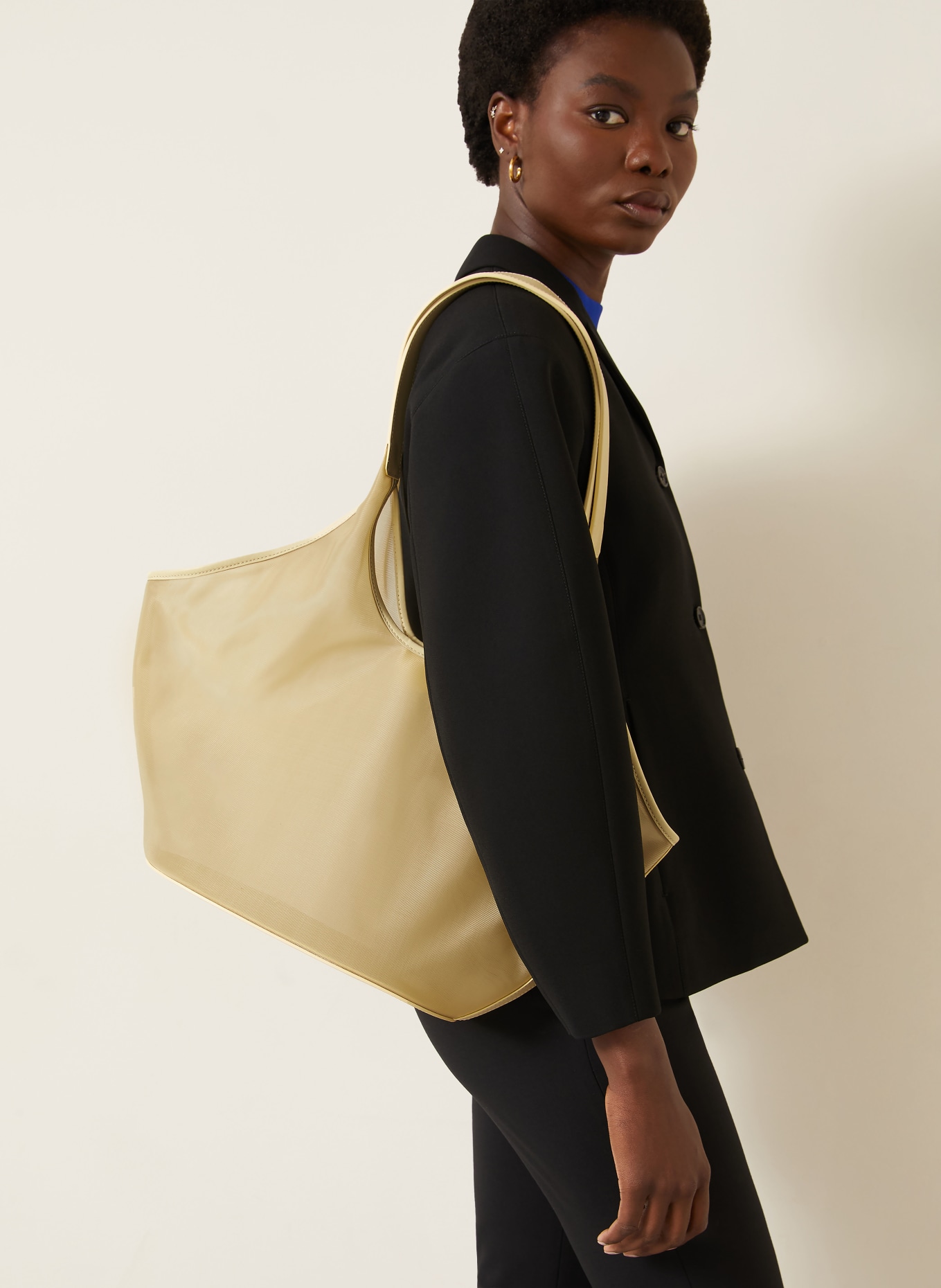 AESTHER EKME Shopper PHANTOM LARGE: LICHTGEEL
