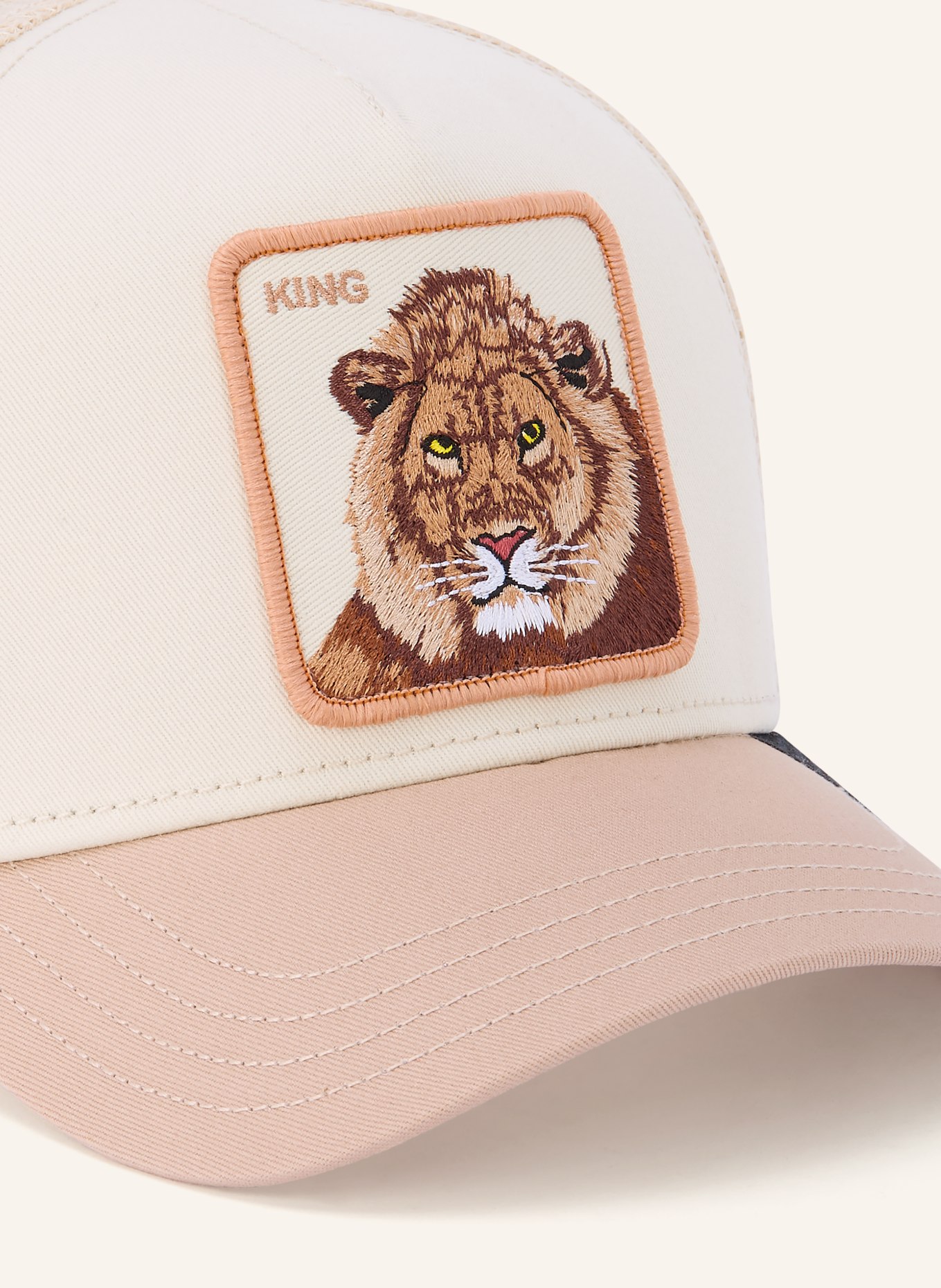 GOORIN BROS. Cap KING TRUCKER: BEIGE / ROSÉ / CRÈME