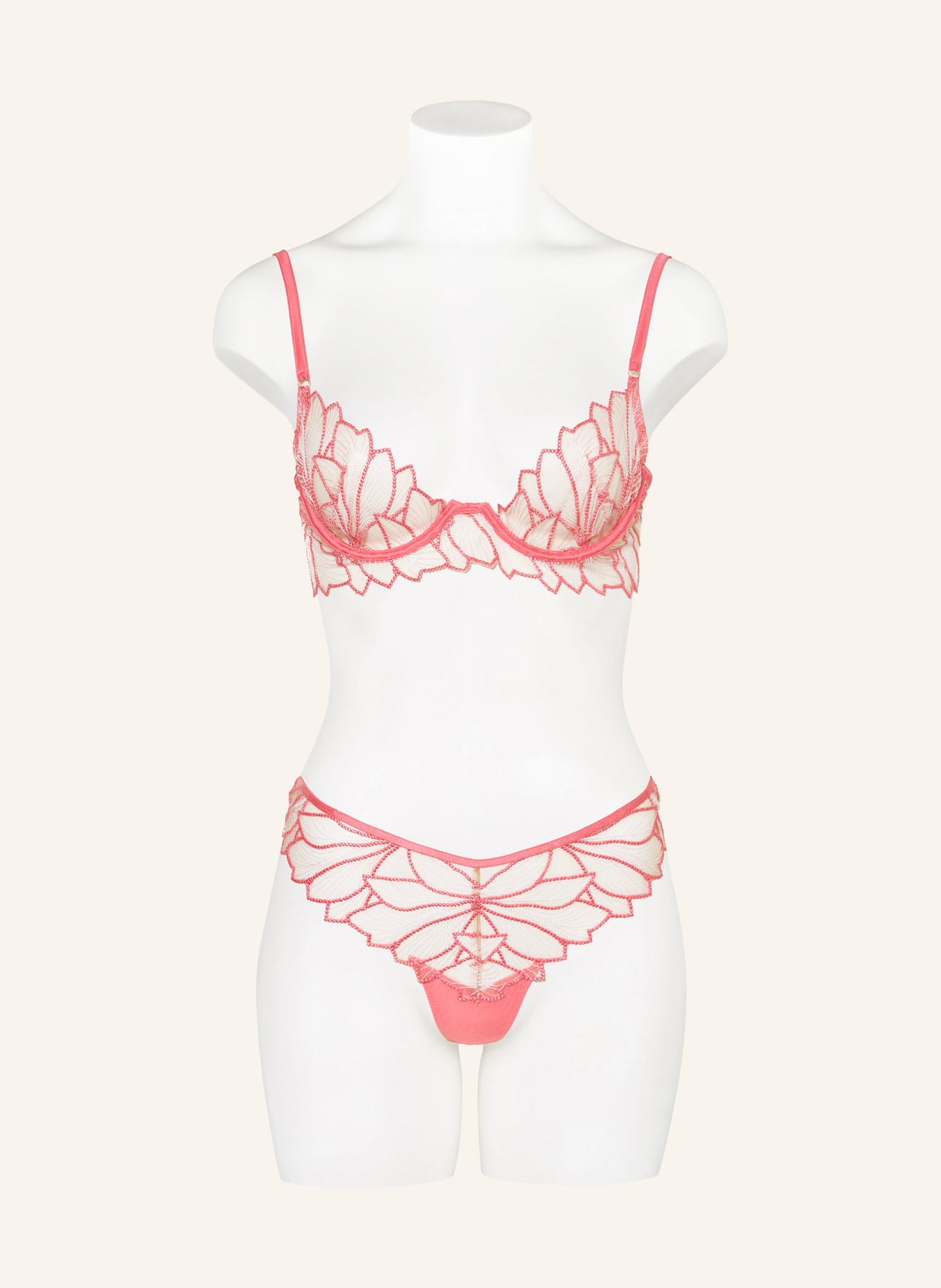 BLUEBELLA String EDEN: PINK / ECRU