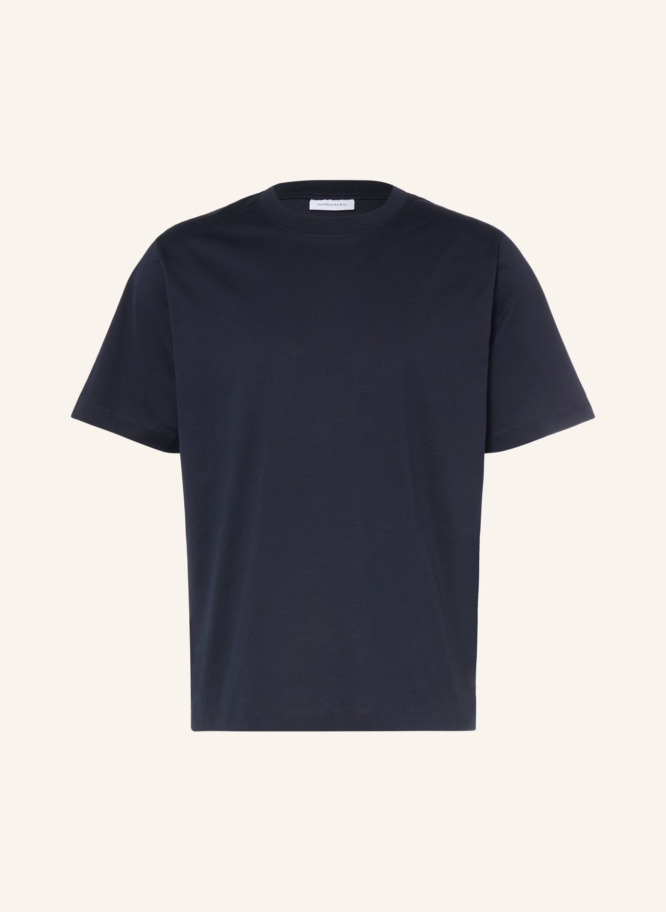 seidensticker T-shirt: DONKERBLAUW