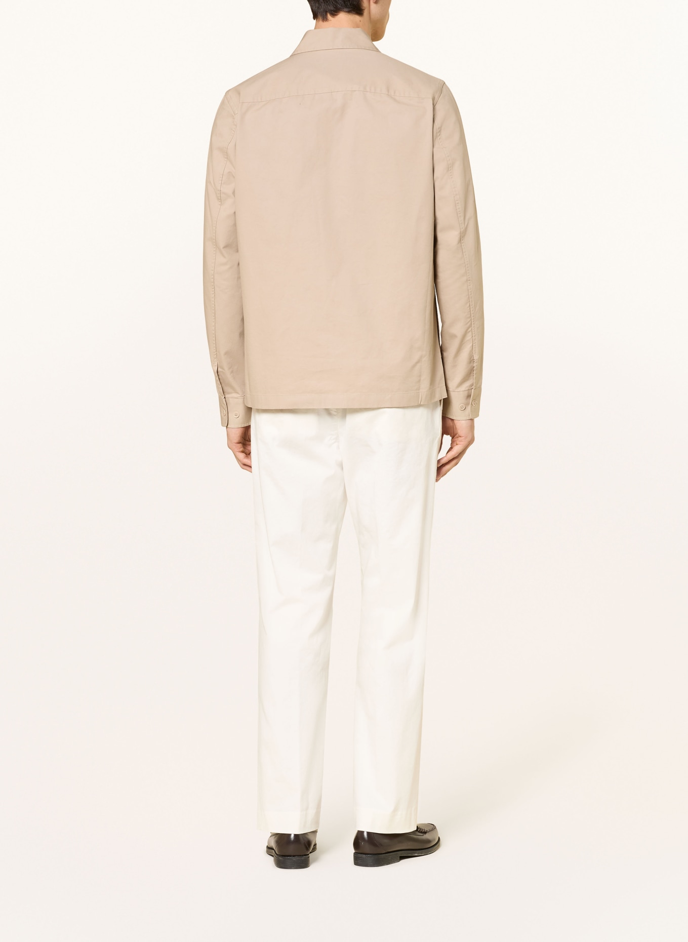 seidensticker Overshirt: BEIGE