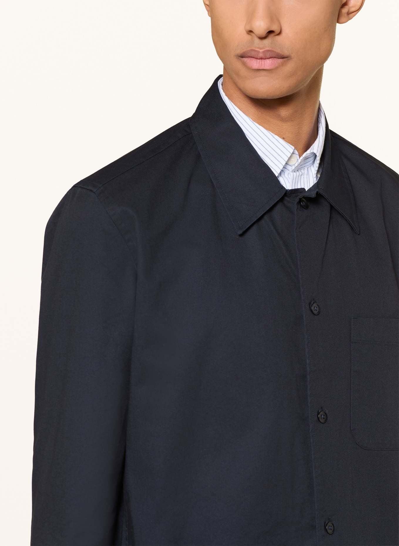 seidensticker Overshirt: DUNKELBLAU