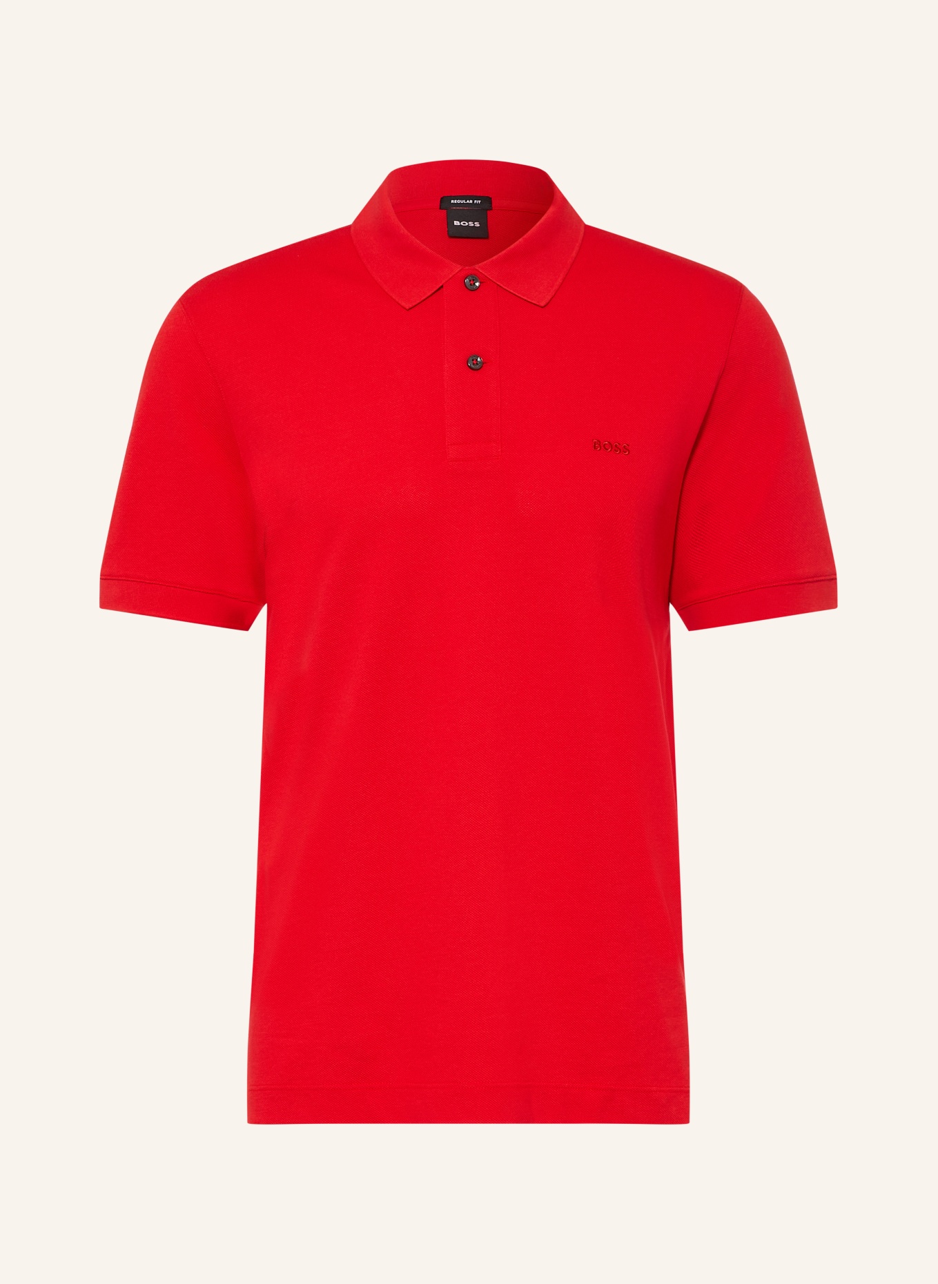 BOSS Piqué-Poloshirt PALLAS Regular Fit: ROT