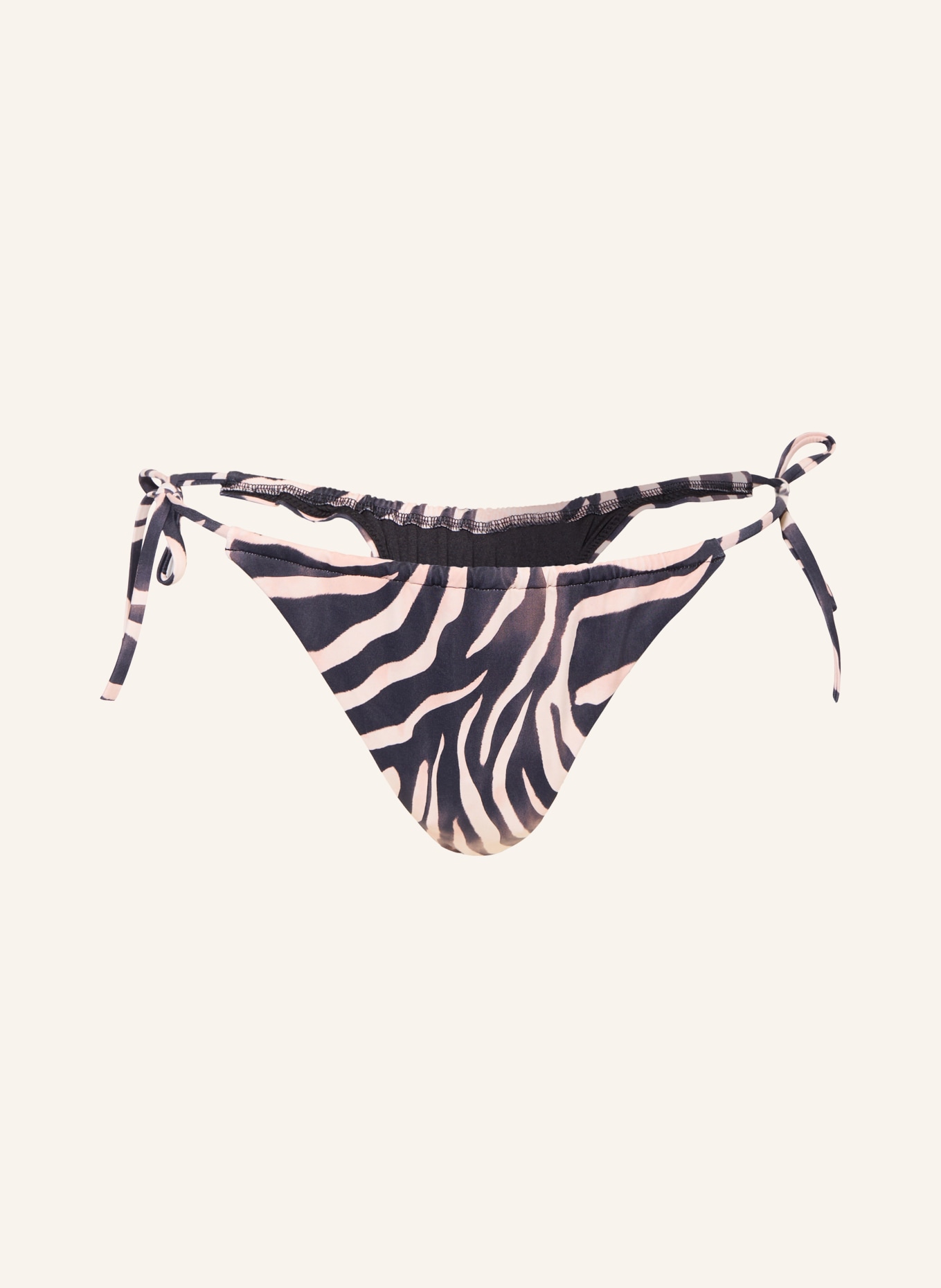 HUGO Triangulární bikiny FANCY: KRÉMOVÁ / ČERNÁ