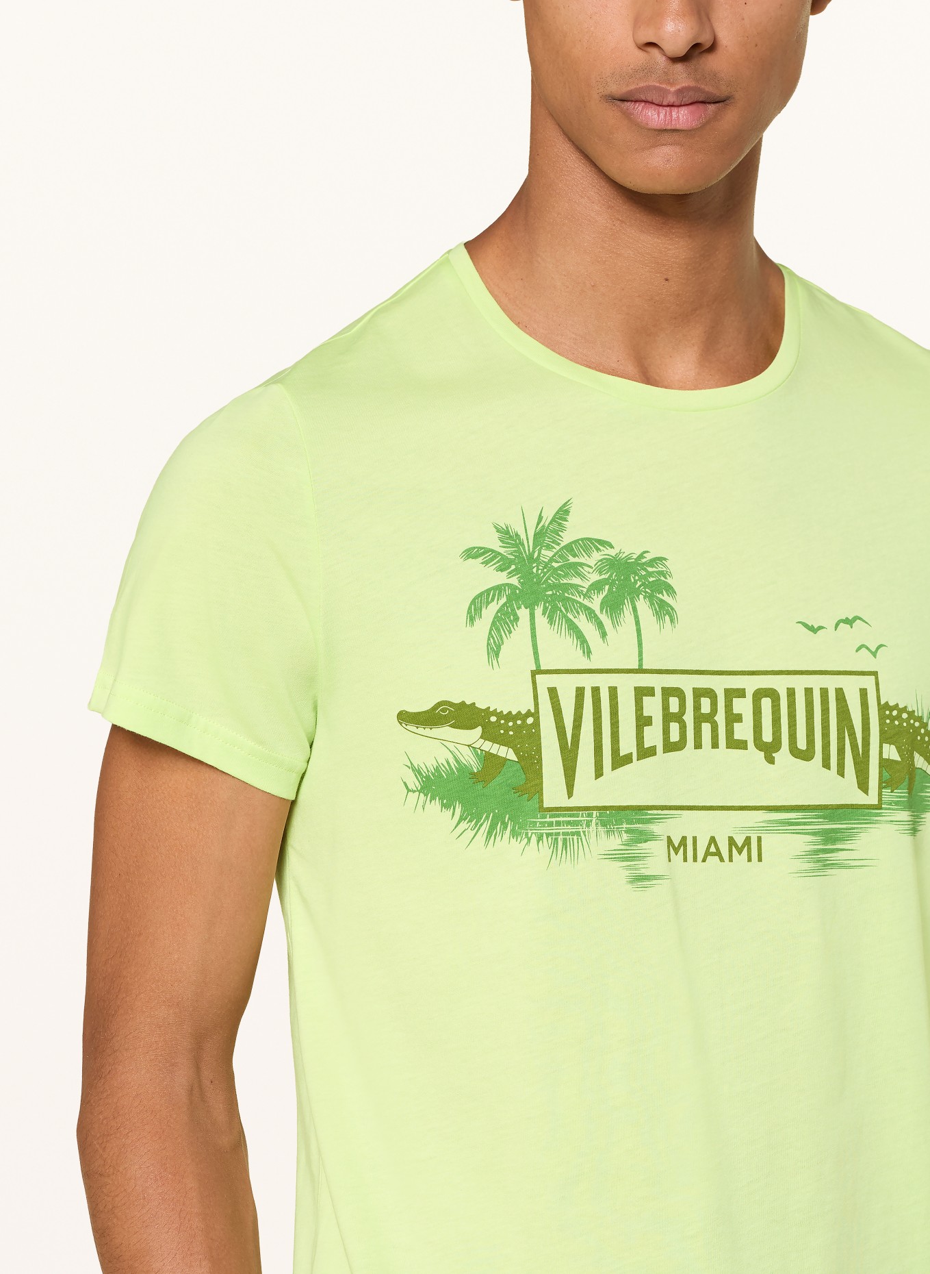 VILEBREQUIN T-Shirt: HELLGRÜN / DUNKELGRÜN / GRÜN