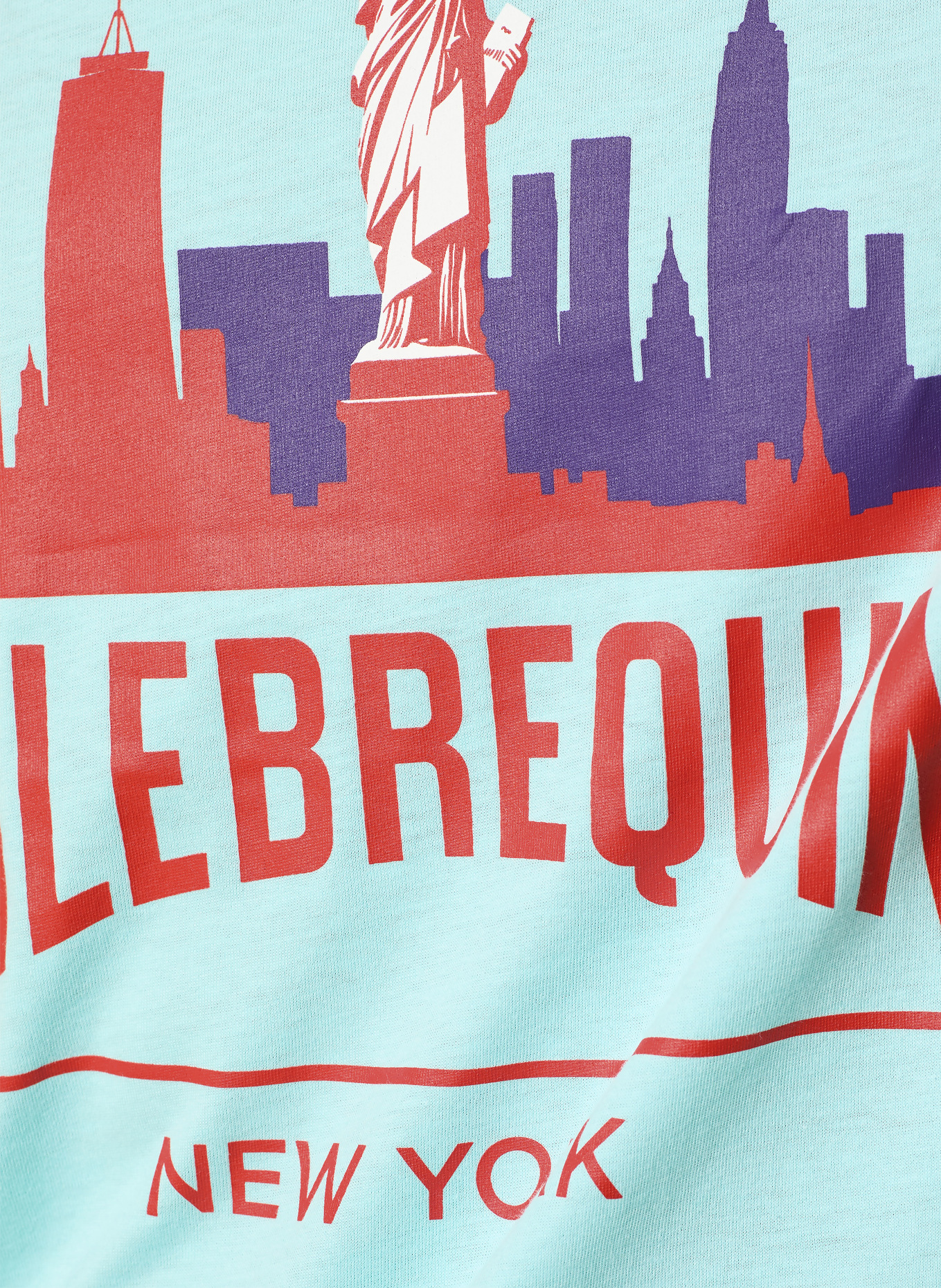 VILEBREQUIN T-Shirt: TÜRKIS / LILA / ROT