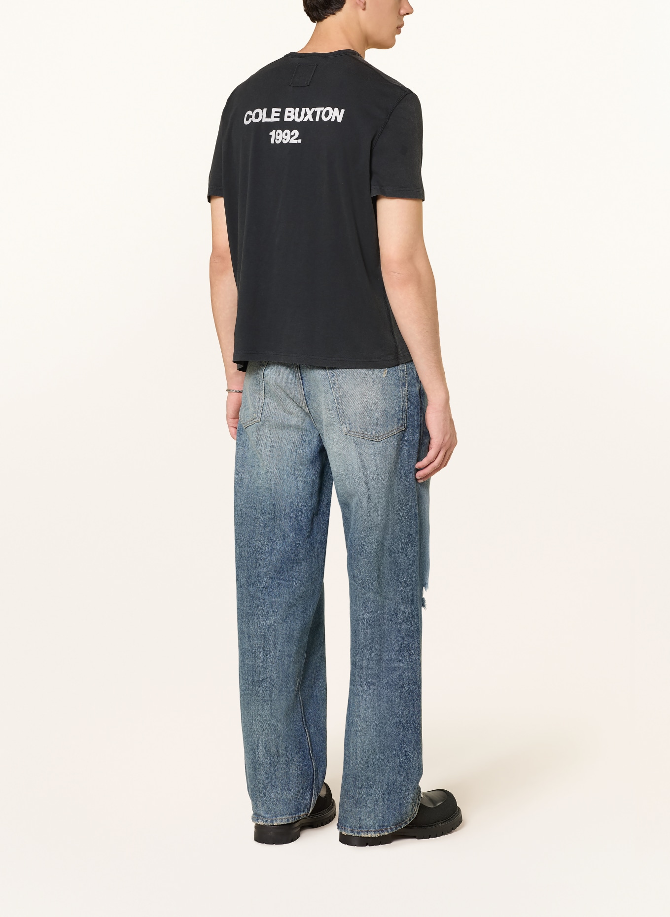 COLE BUXTON T-shirt CB 1992 BACKSTAGE: ZWART