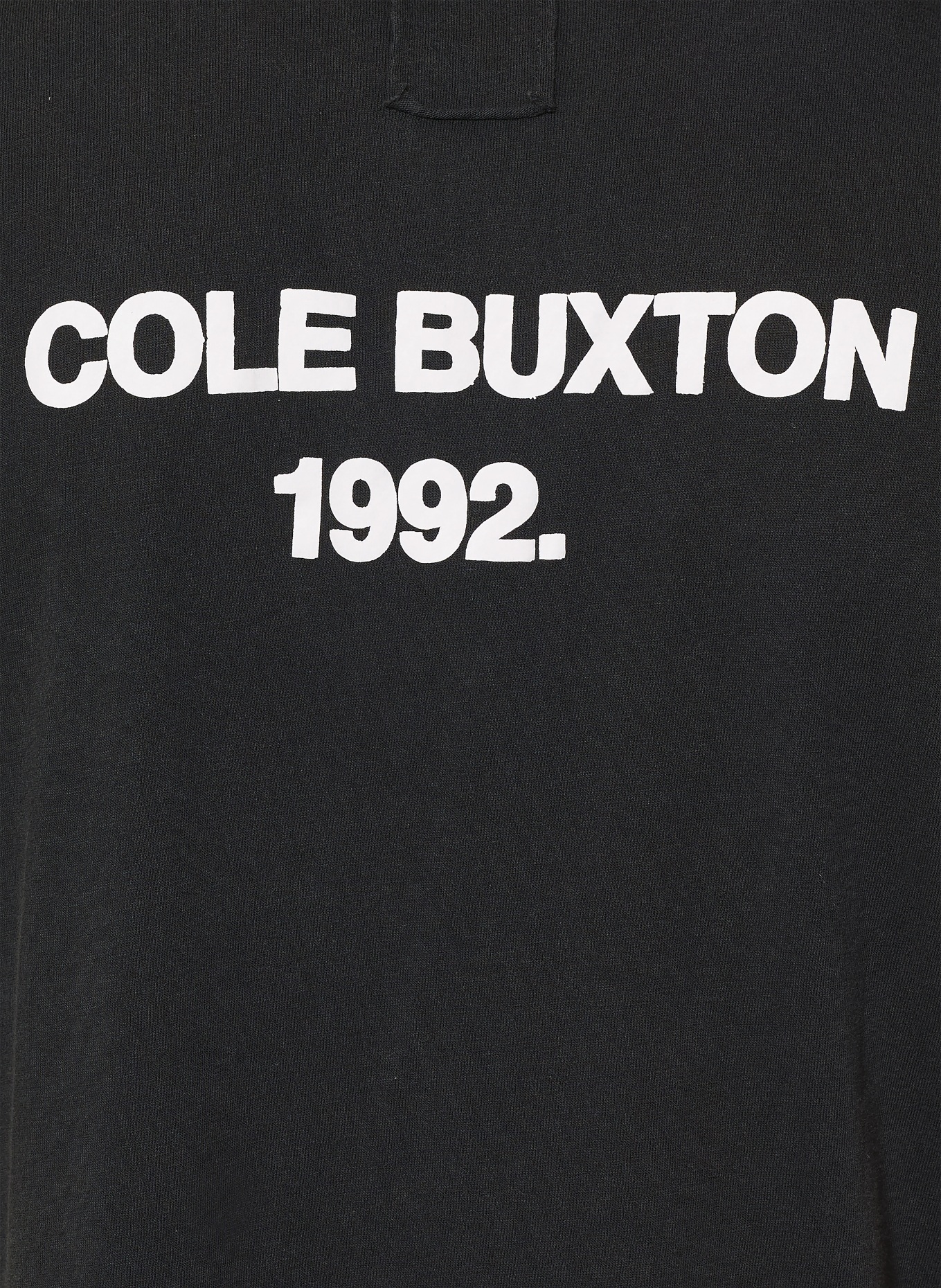 COLE BUXTON T-shirt CB 1992 BACKSTAGE: ZWART