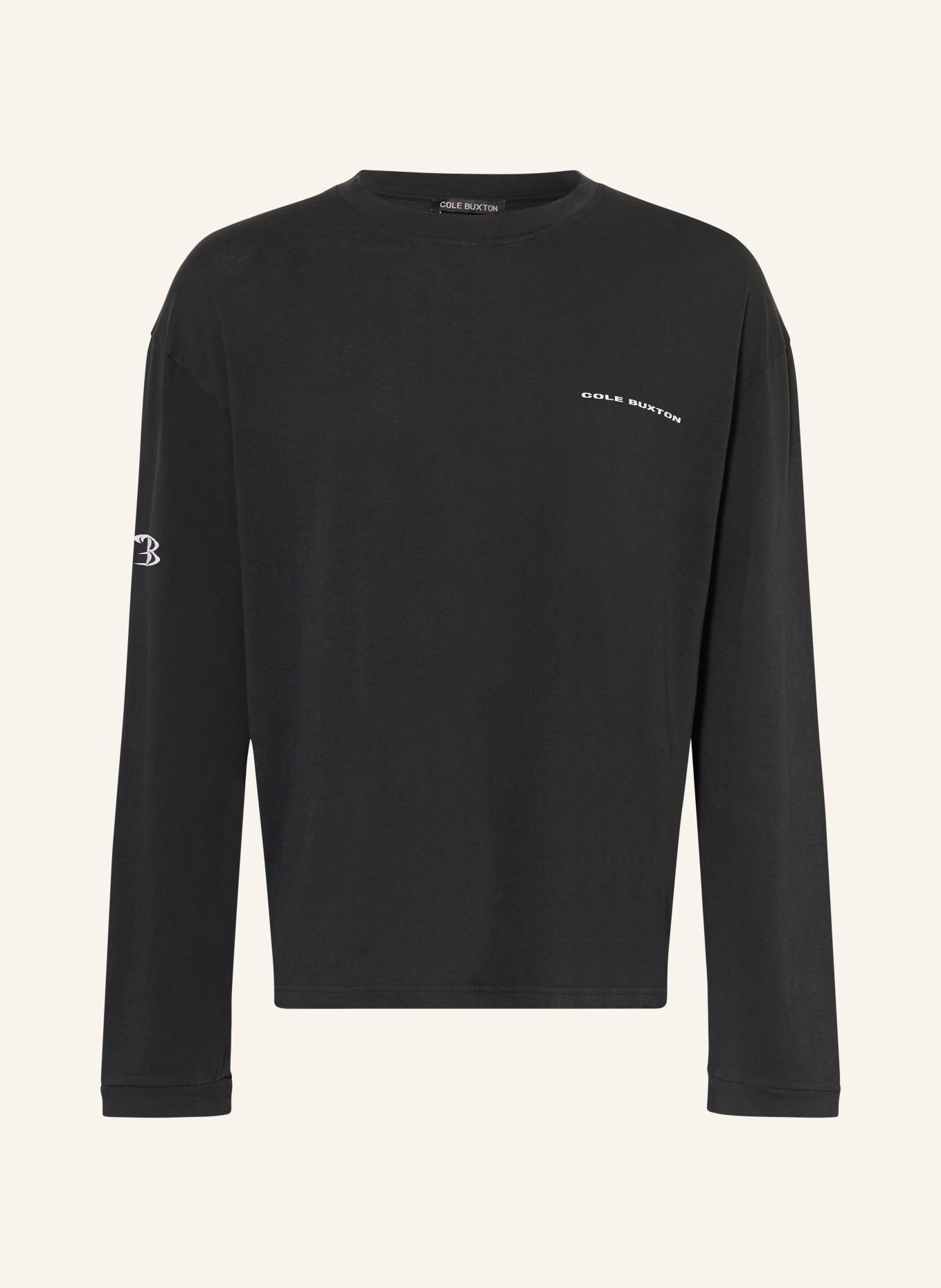 COLE BUXTON T-shirt à manches longues CB SURF: NOIR