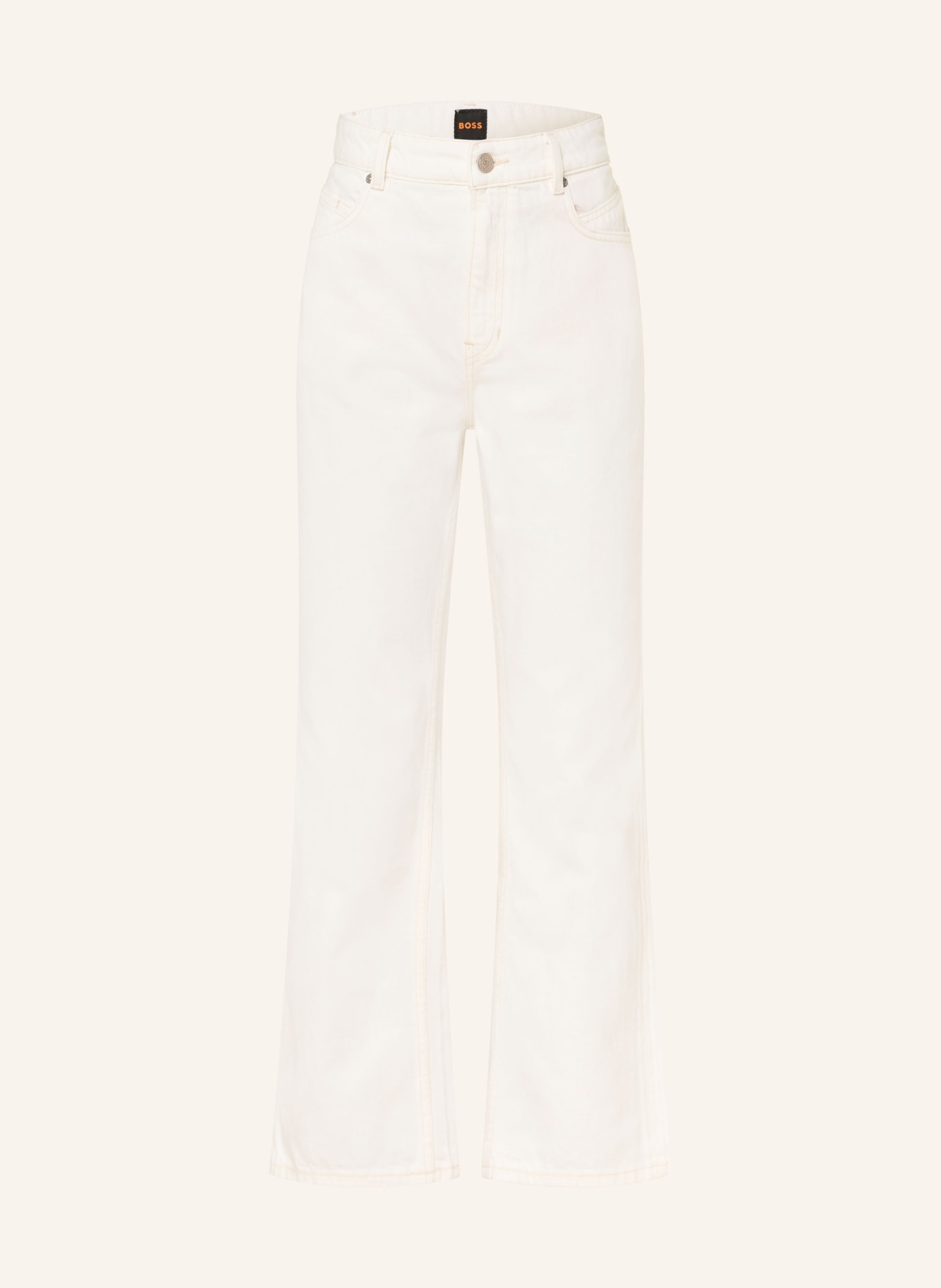 BOSS Cropped Jeans ADA Straight Fit: 115 OPEN WHITE