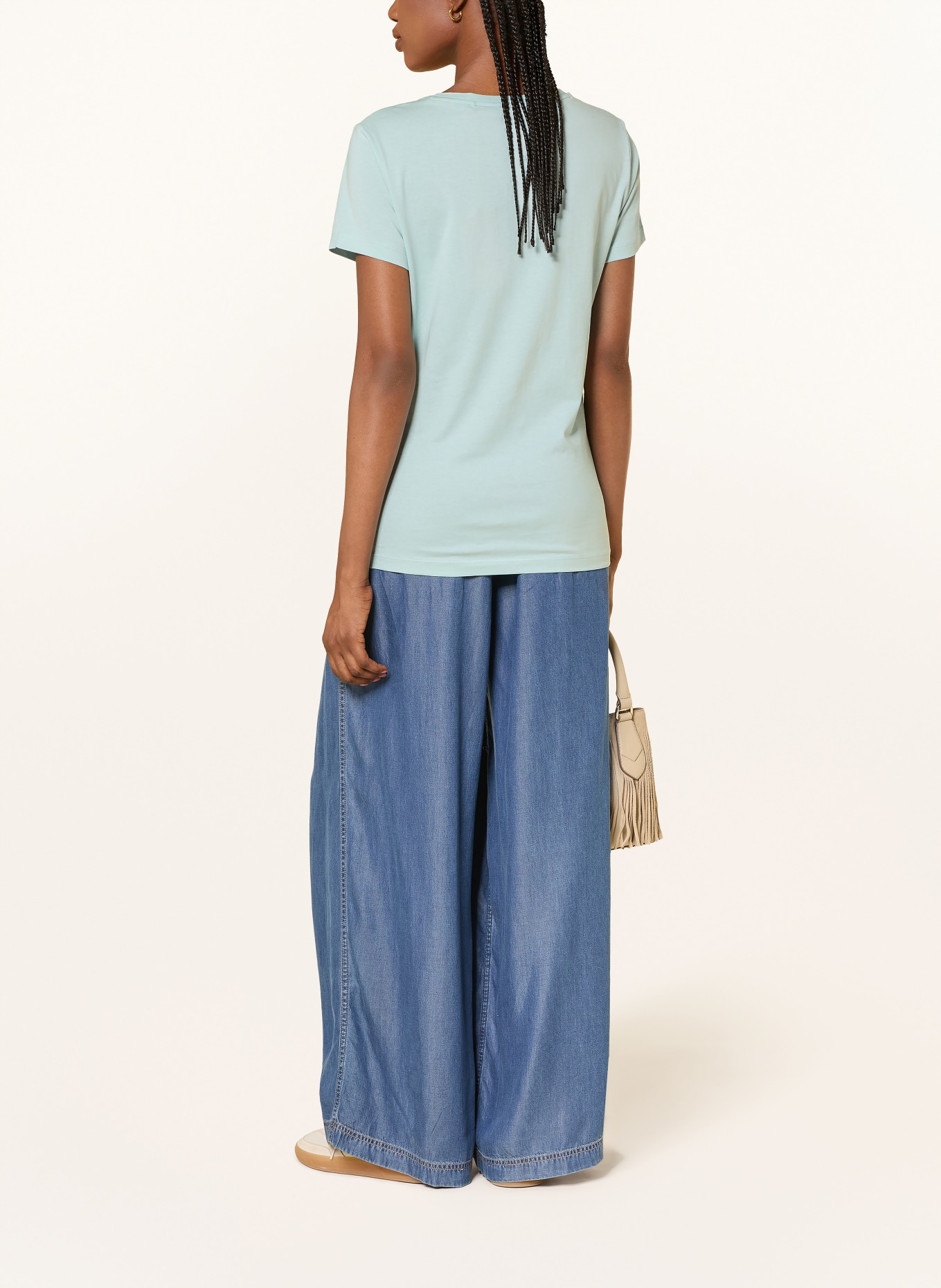 BOSS ELOVE T-shirt: TURQUOISE