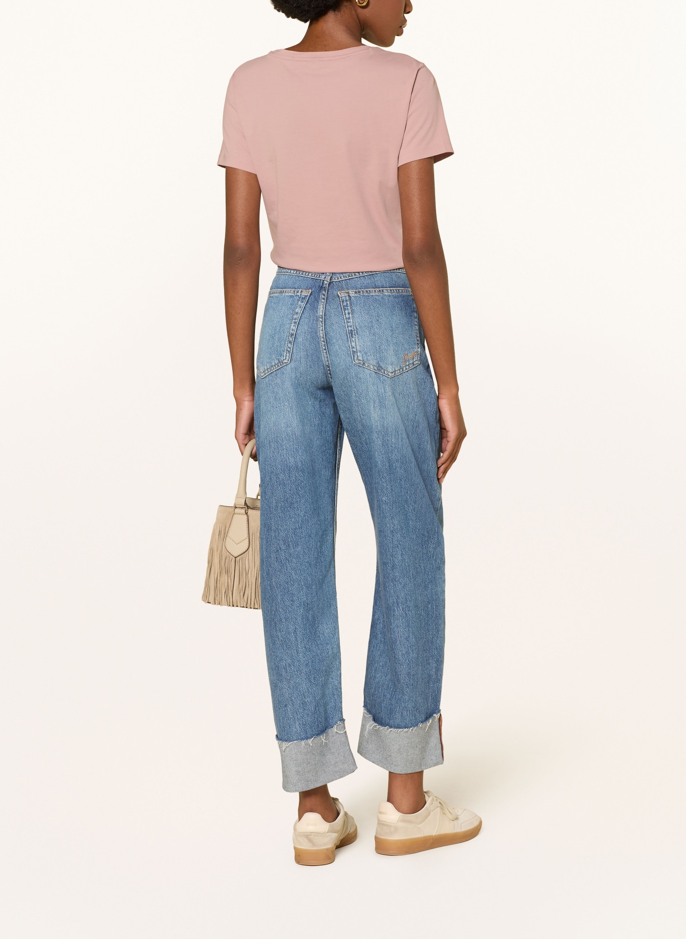 BOSS T-shirt ELOVE: ROSÉ