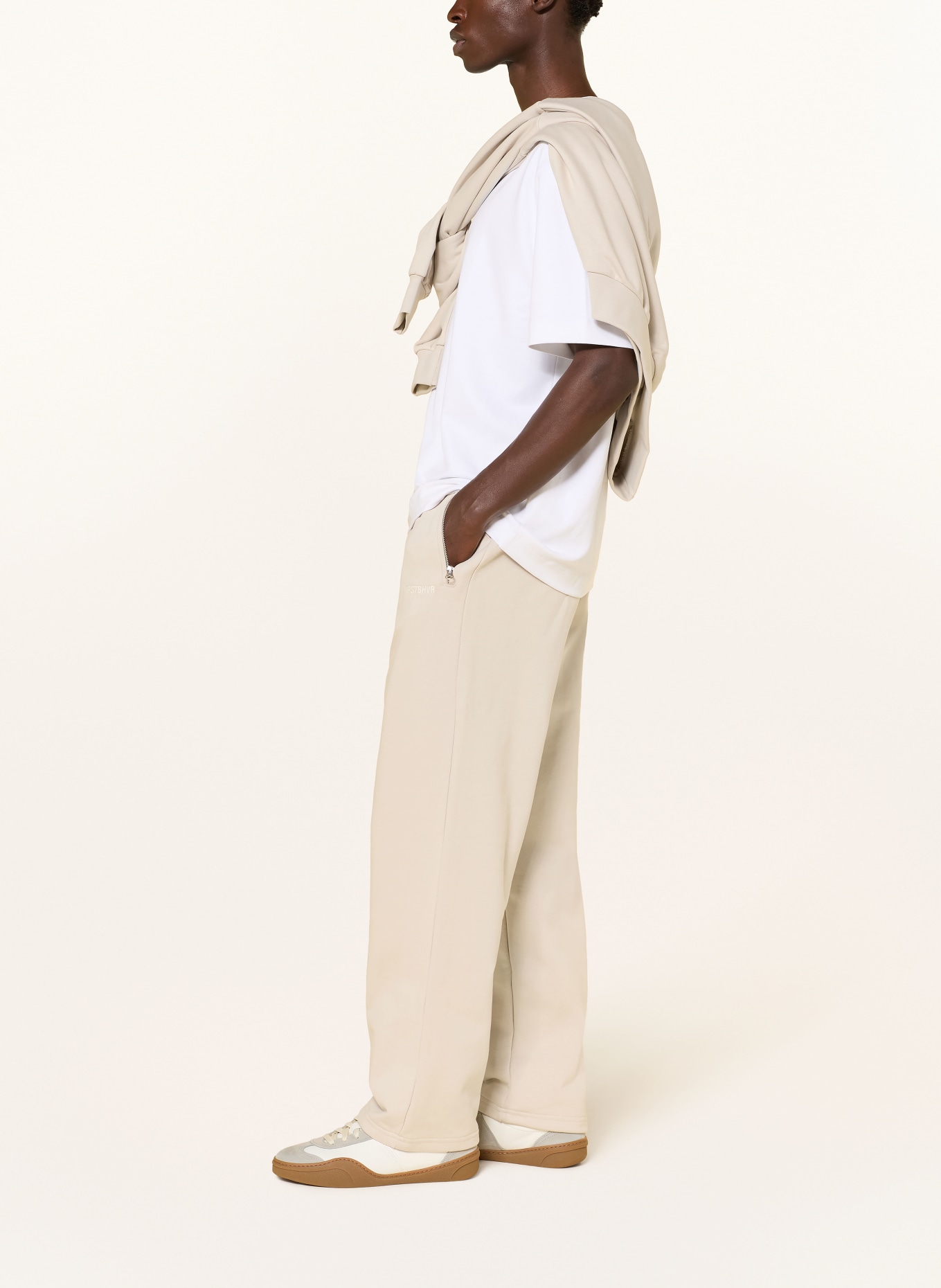 WRSTBHVR Sweatpants GRINT: ECRU