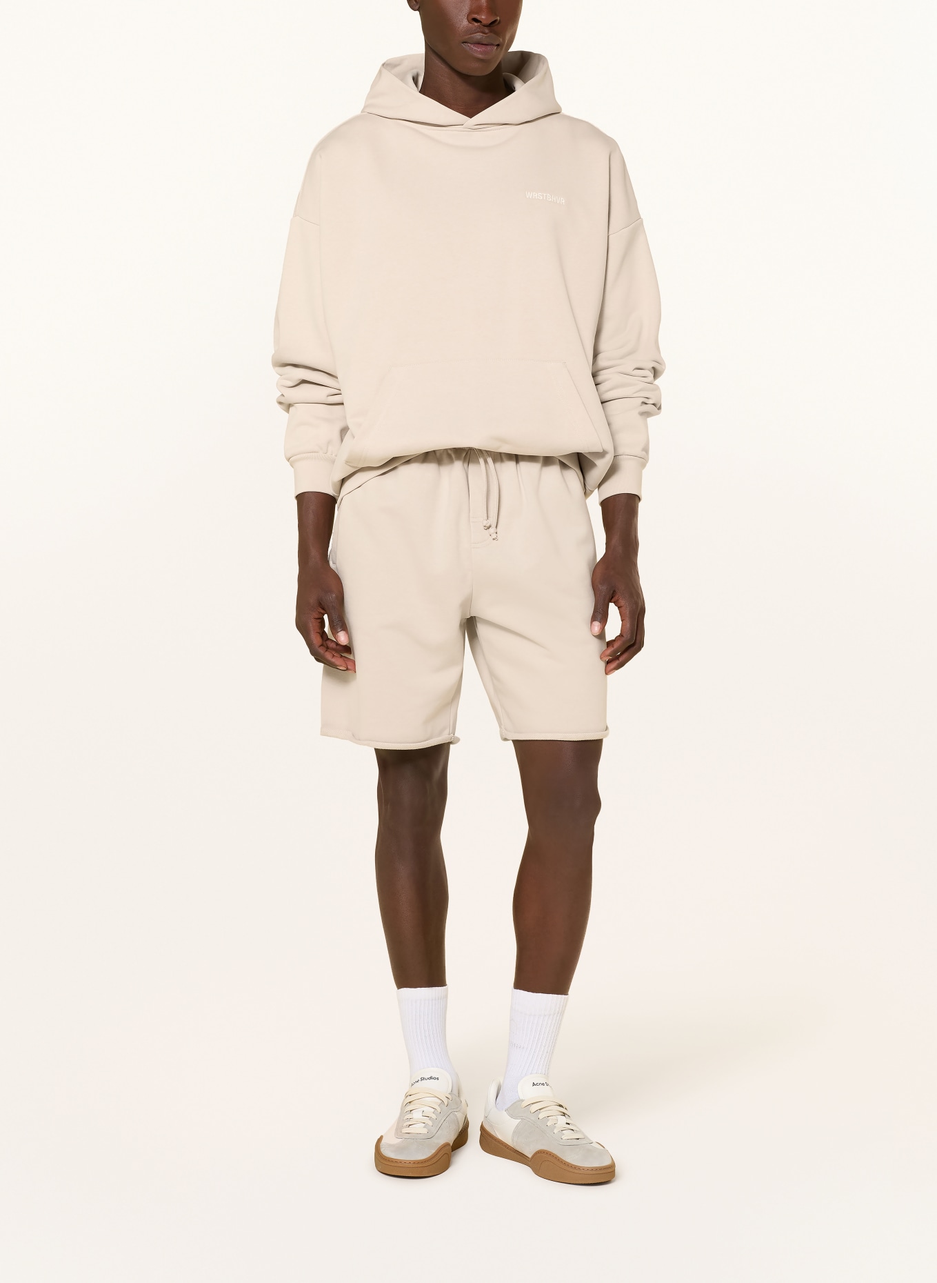 WRSTBHVR Pantaloni scurți din material fleece ITO: MARO DESCHIS
