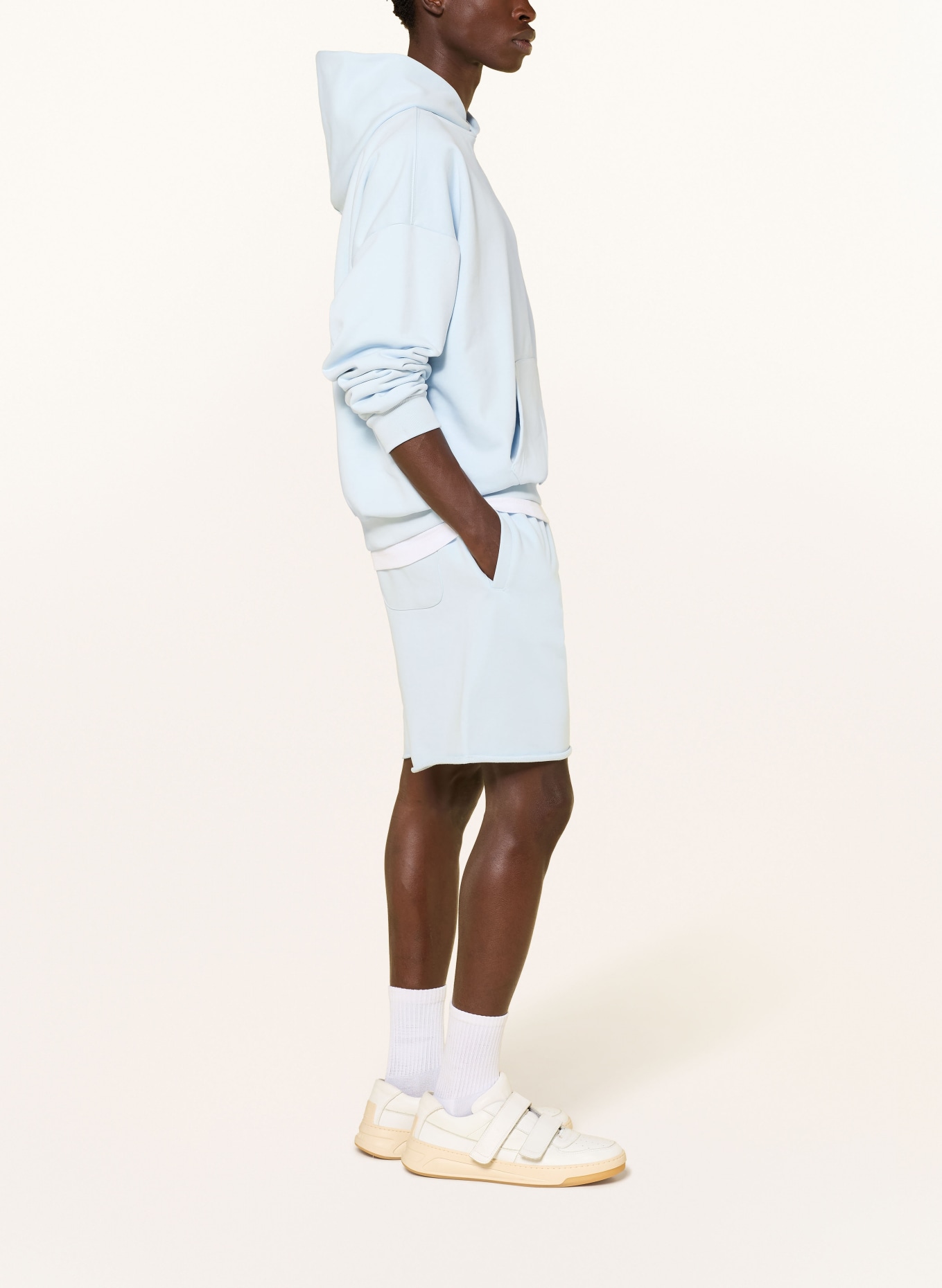 WRSTBHVR ITO Sweat Shorts: LIGHT BLUE