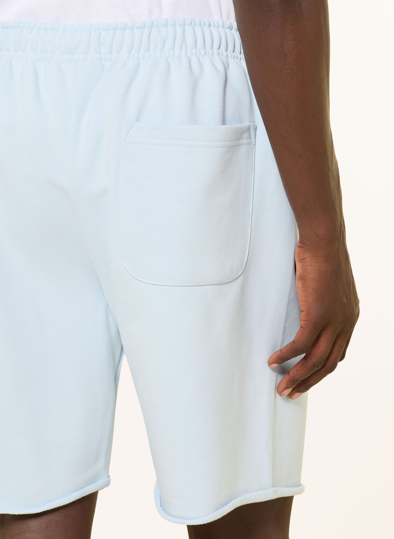 WRSTBHVR ITO Sweat Shorts: LIGHT BLUE