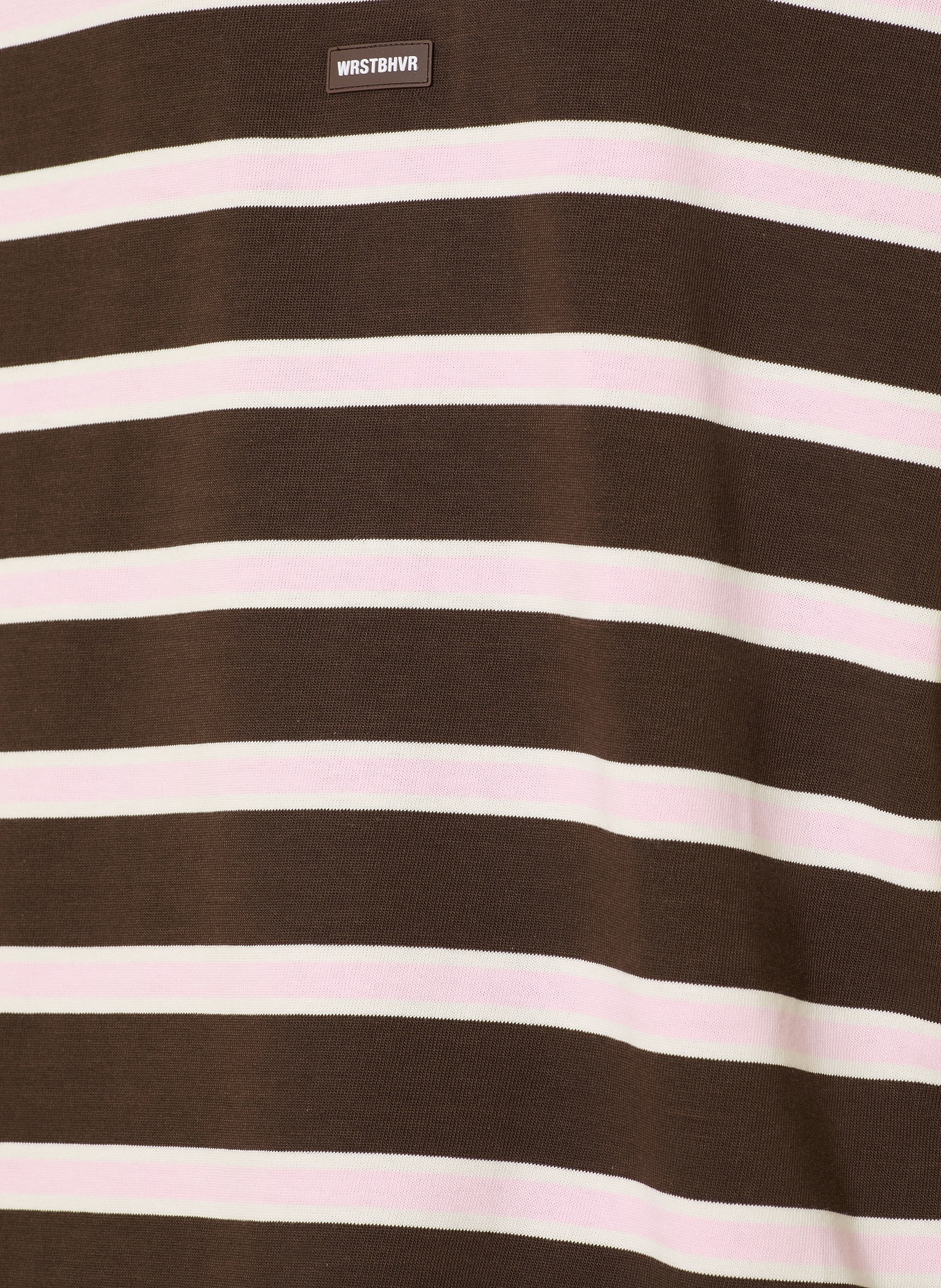 WRSTBHVR T-shirt SETTO: BROWN / LIGHT PINK / WHITE